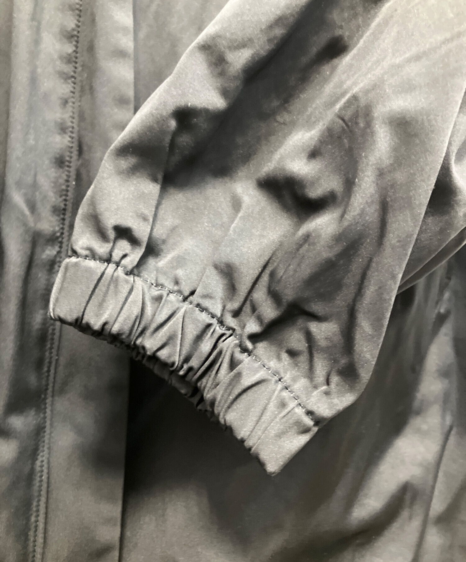 中古・古着通販】theory (セオリー) ナイロンコート ブラック サイズ