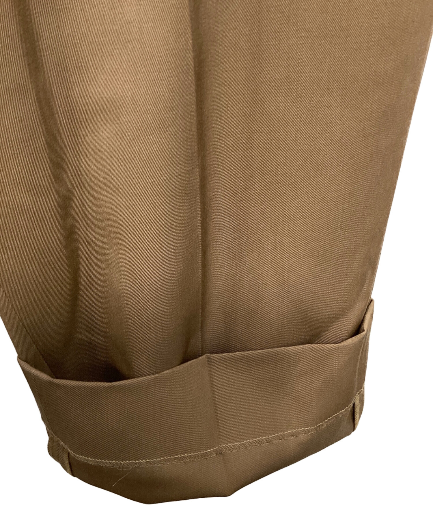 オーラリー AURALEE スラックス メンズパンツ サイズ3　茶色　ブラウン AURALEE(オーラリー) ウールスラックスパンツA21AP02WP A21AP02WP