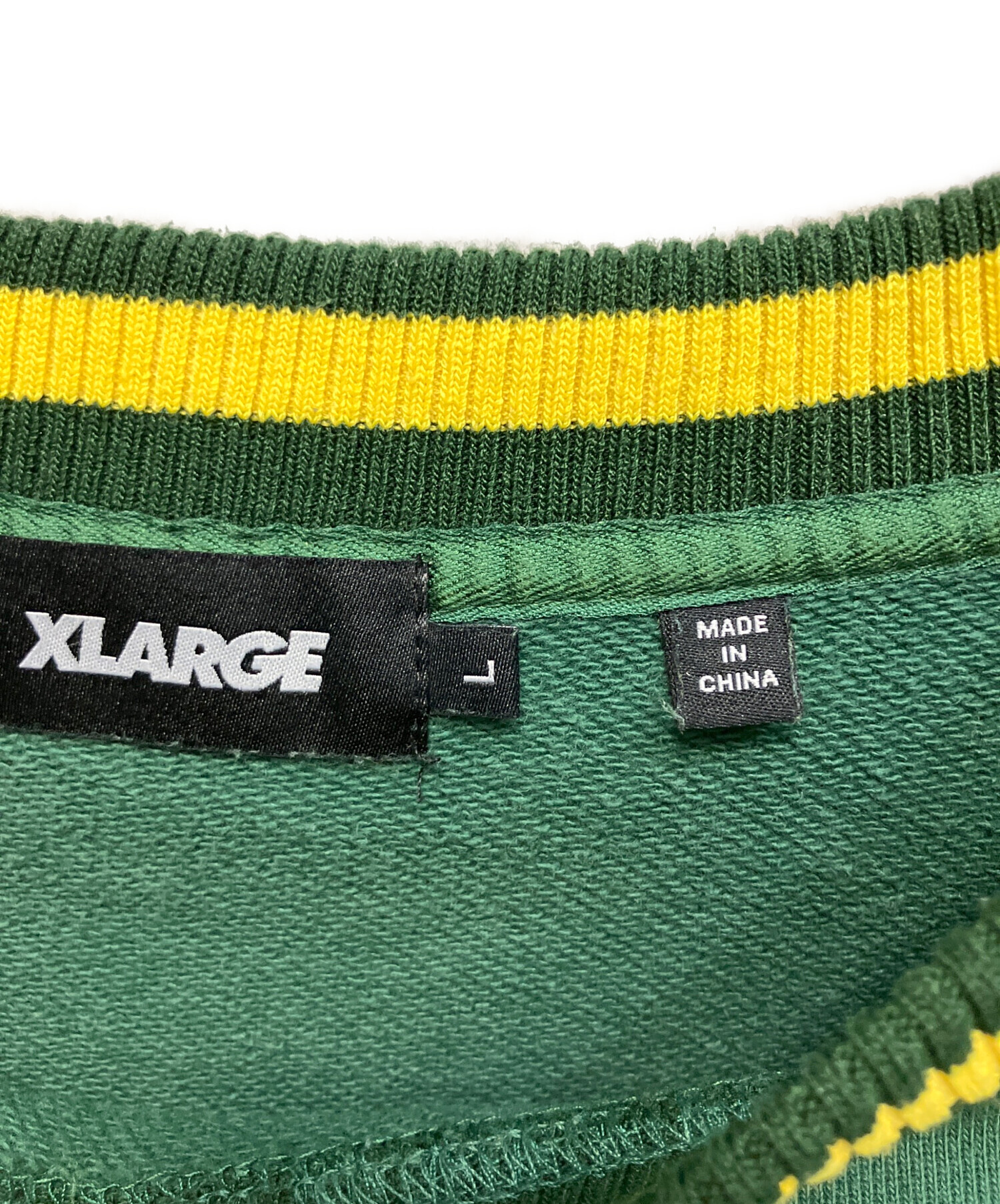 中古・古着通販】X-LARGE (エクストララージ) ツートン クルーネック 