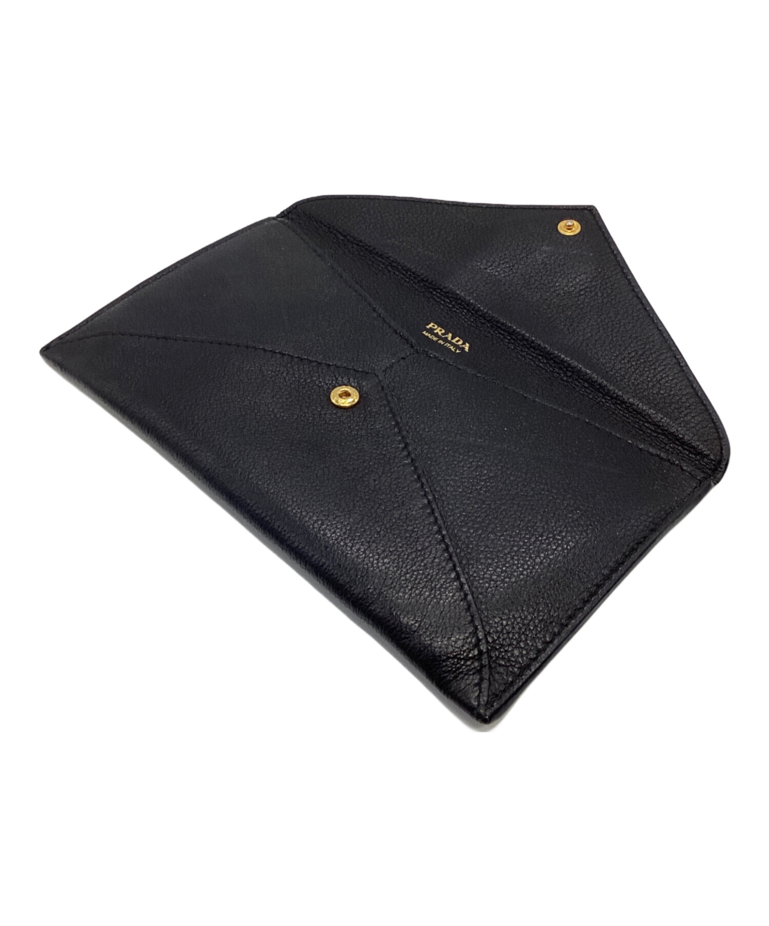 中古・古着通販】PRADA (プラダ) 長財布 ブラック｜ブランド・古着通販
