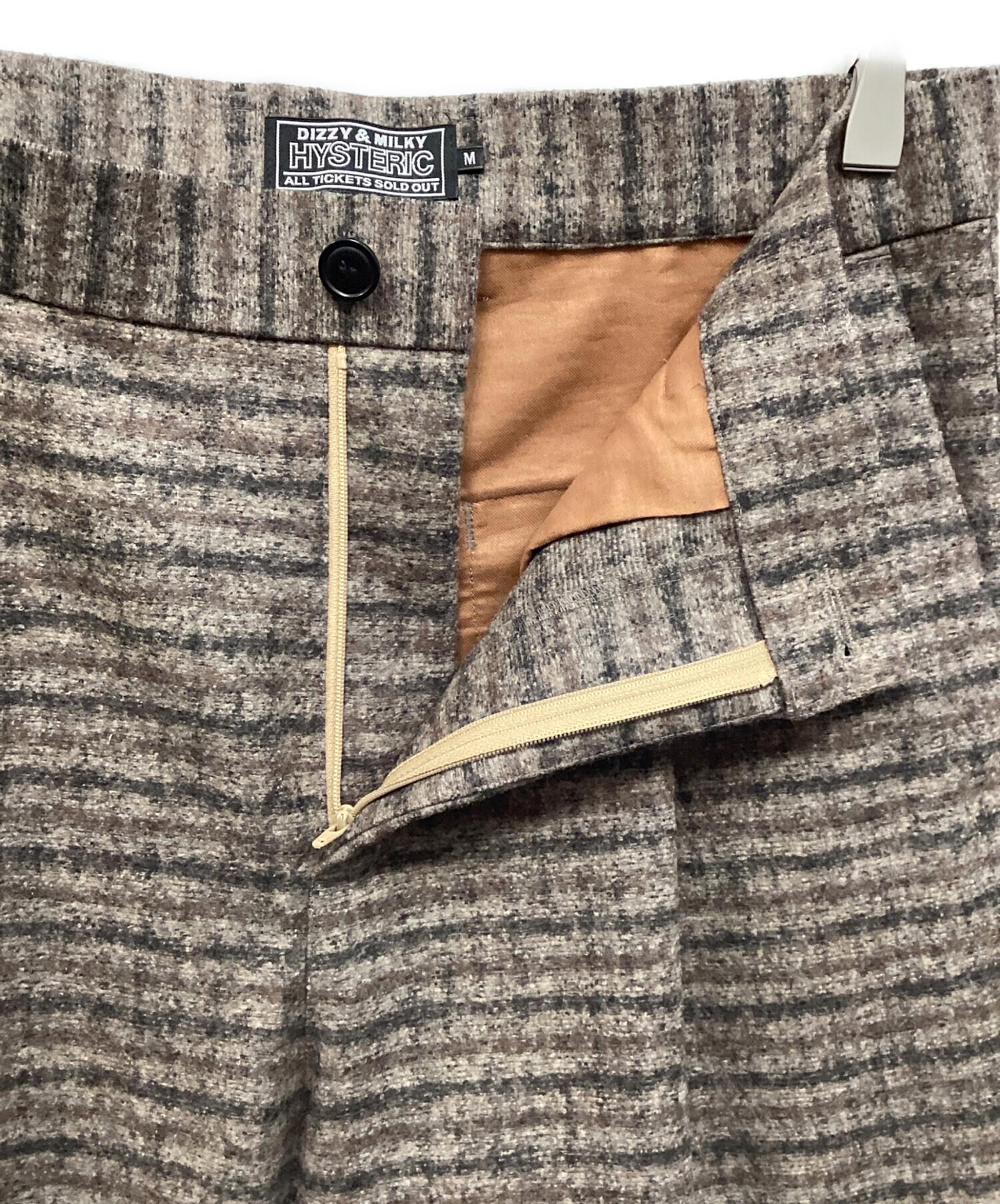 【未使用】HYSTERIC GLAMOUR チェック 1タック スラックス M 中古・古着通販】Hysteric Glamour (ヒステリックグラマー) タック