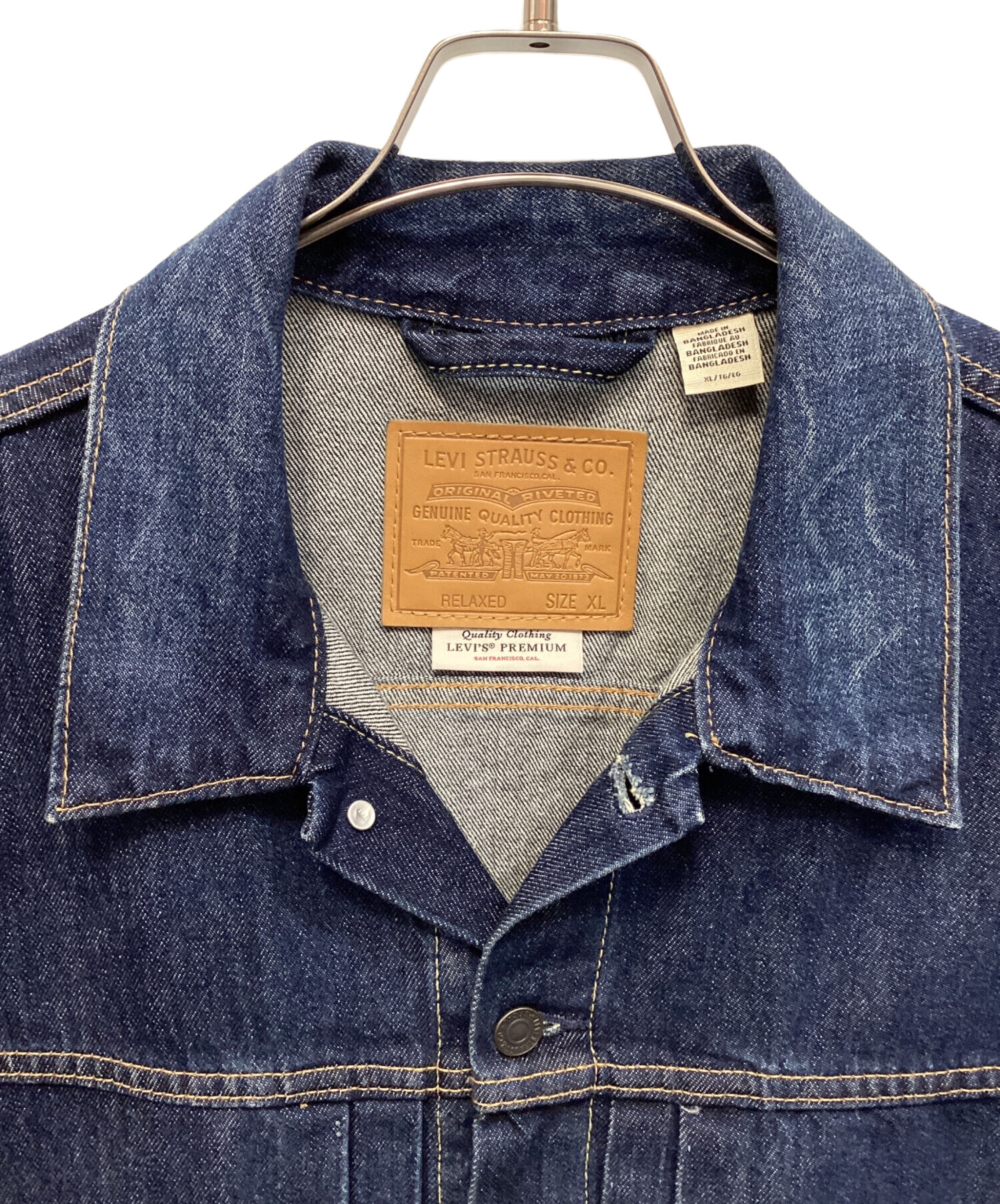 【高品質】LEVI'S Premium デニムジャケットXLライトブルー 楽天市場】USA製 Levi's リーバイス デニムジャケット アメカジ