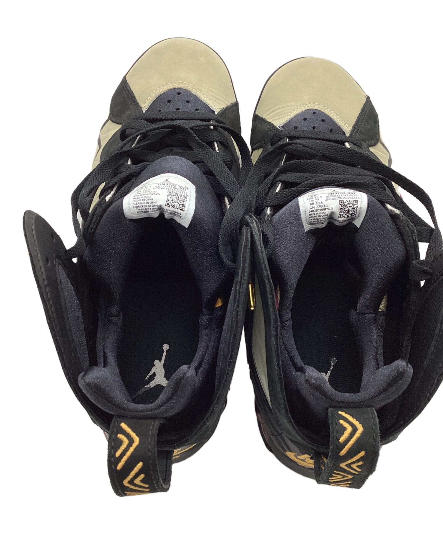 中古・古着通販】NIKE (ナイキ) Air Jordan 7 Retro Olive ブラック 