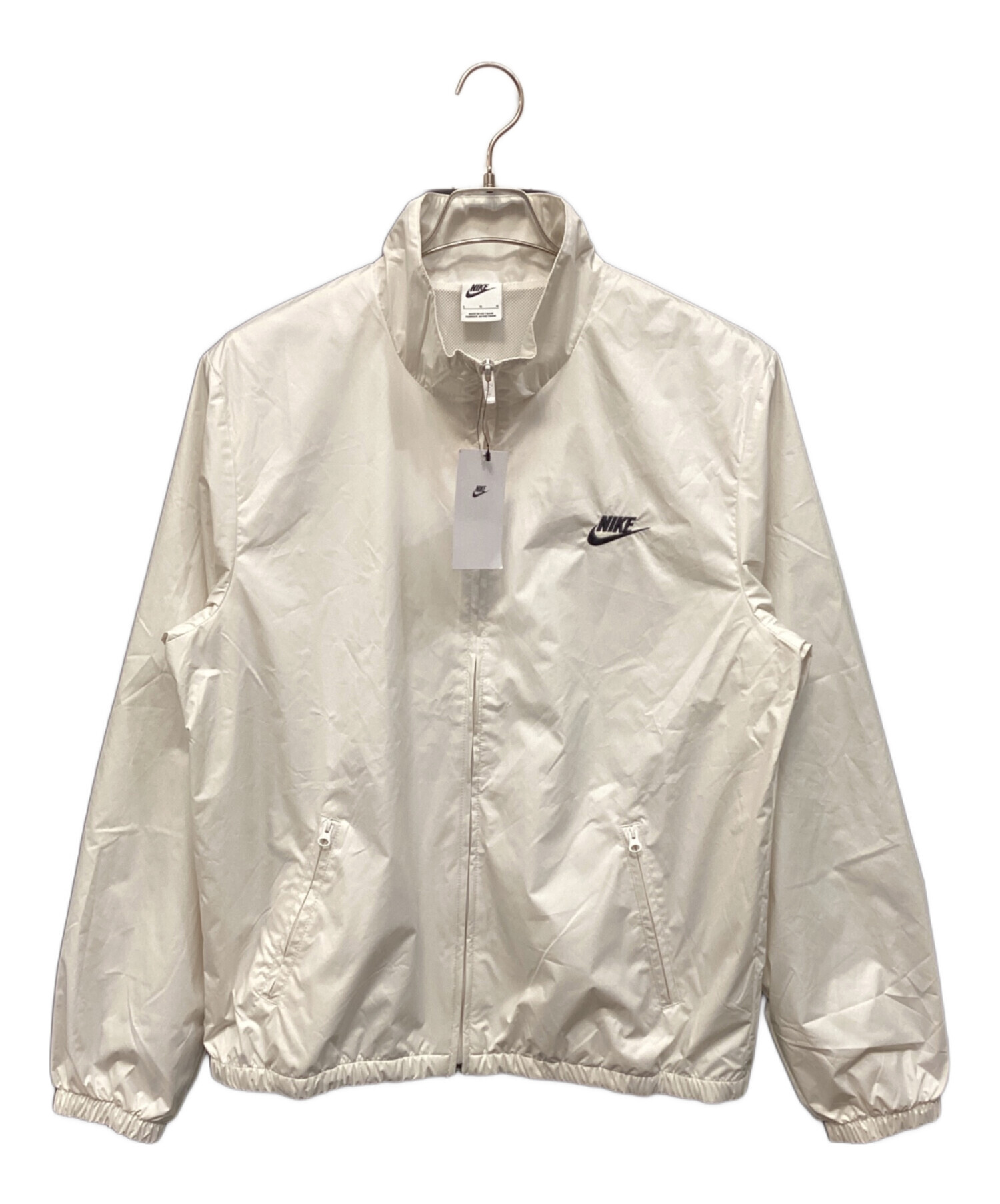 中古・古着通販】NIKE (ナイキ) ウーブンジャケット ホワイト サイズ 
