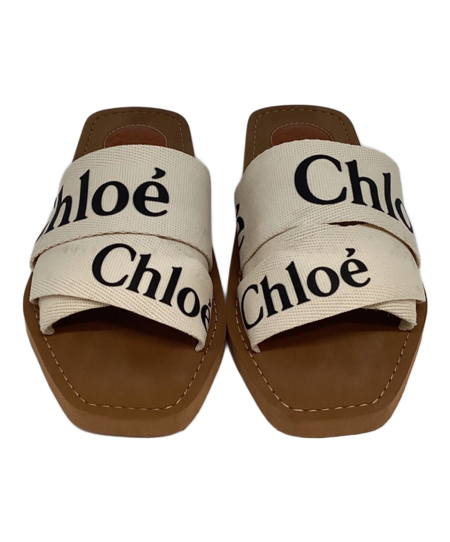 レディース Chloe サンダル ベージュ 37