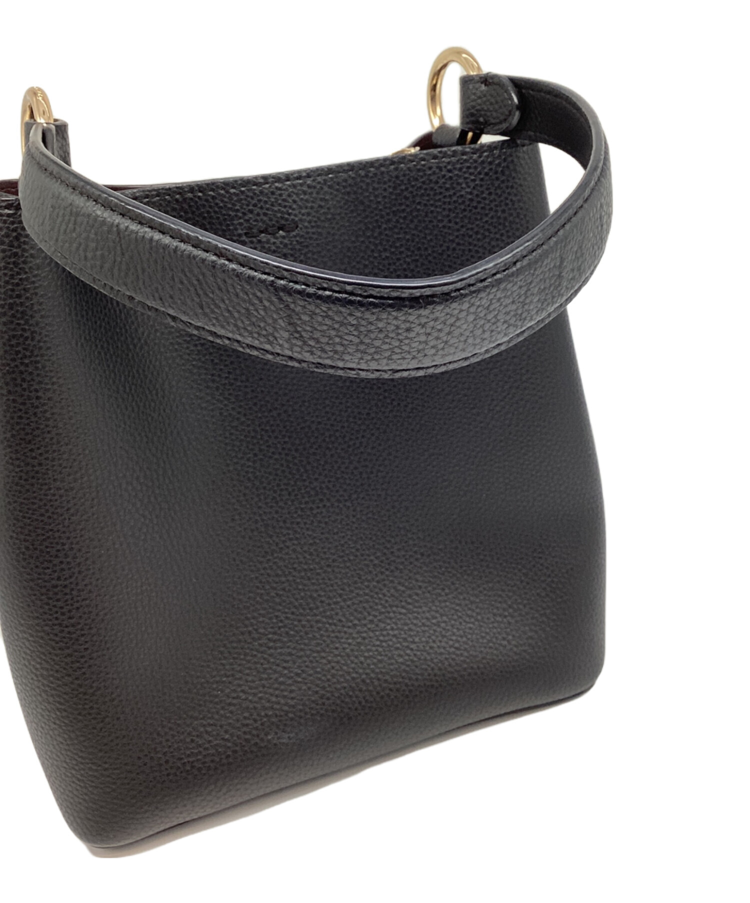 used コーチ coach ショルダーバッグ 黒 使用感あり