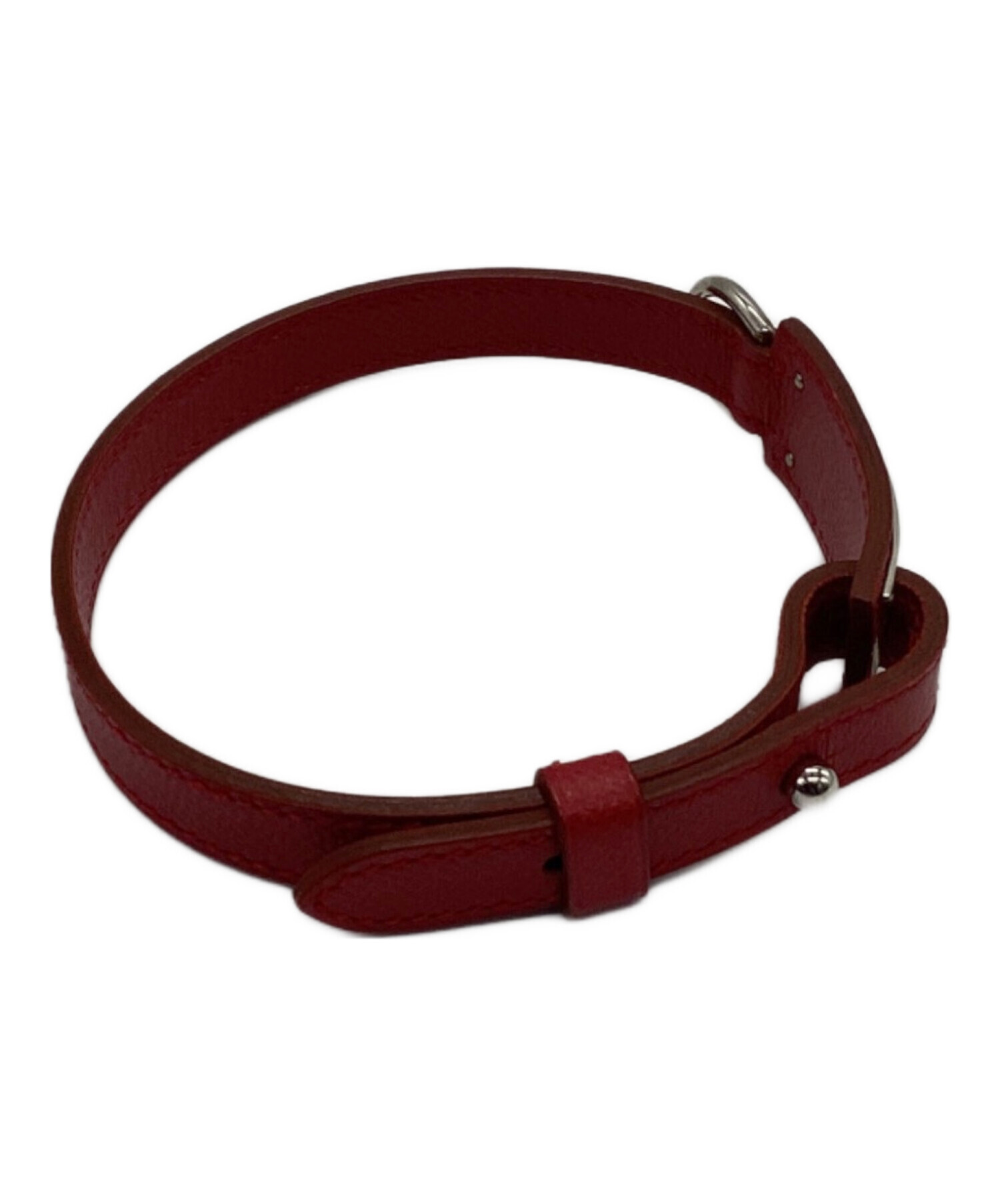 中古・古着通販】HERMES (エルメス) 犬用首輪 レッド｜ブランド・古着