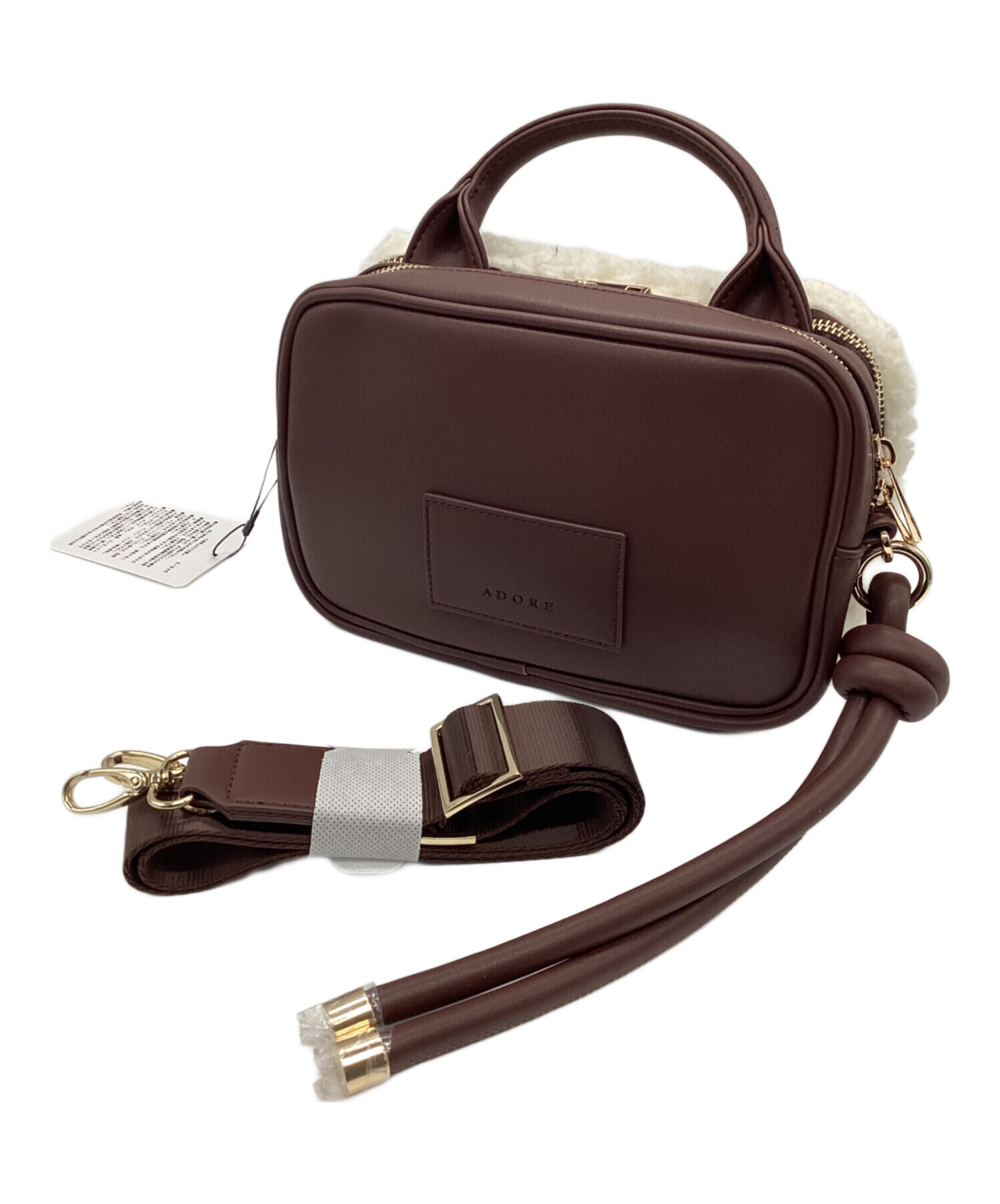 中古・古着通販】ADORE (アドーア) コミューターポーチ ブラウン