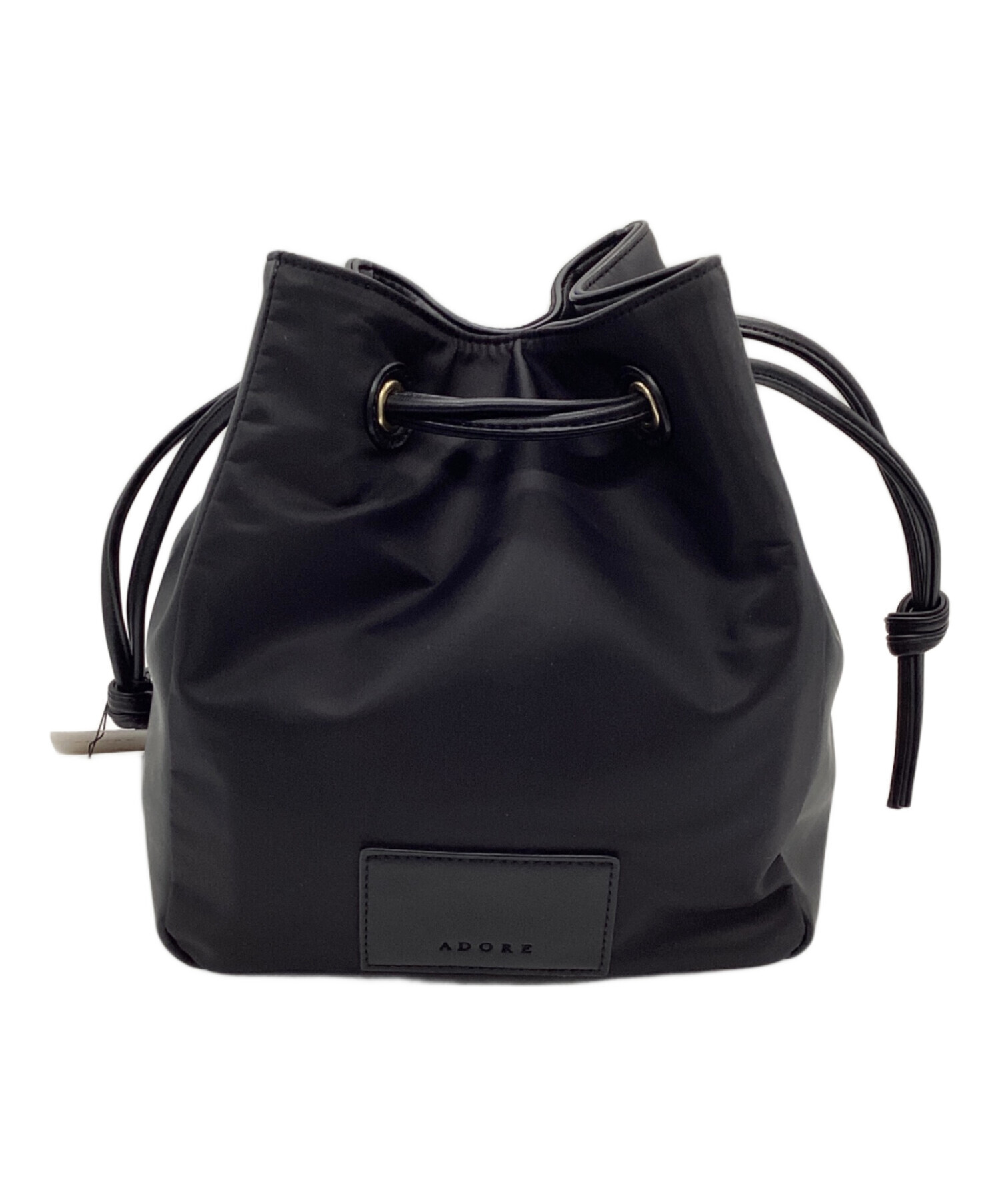 中古・古着通販】ADORE (アドーア) ナイロンショルダーバッグ ブラック 