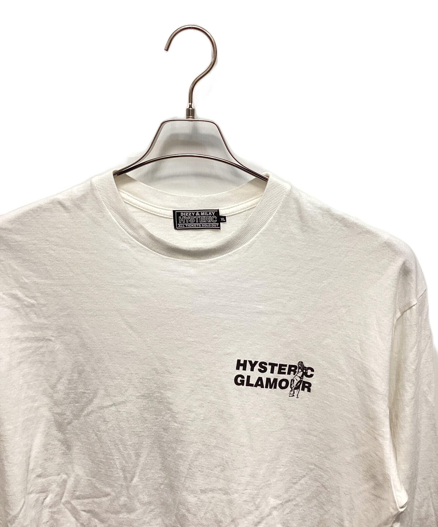 HYSTERIC GLAMOUR 長袖カットソー M HYSTERIC GLAMOUR 長袖カットソー ホワイト