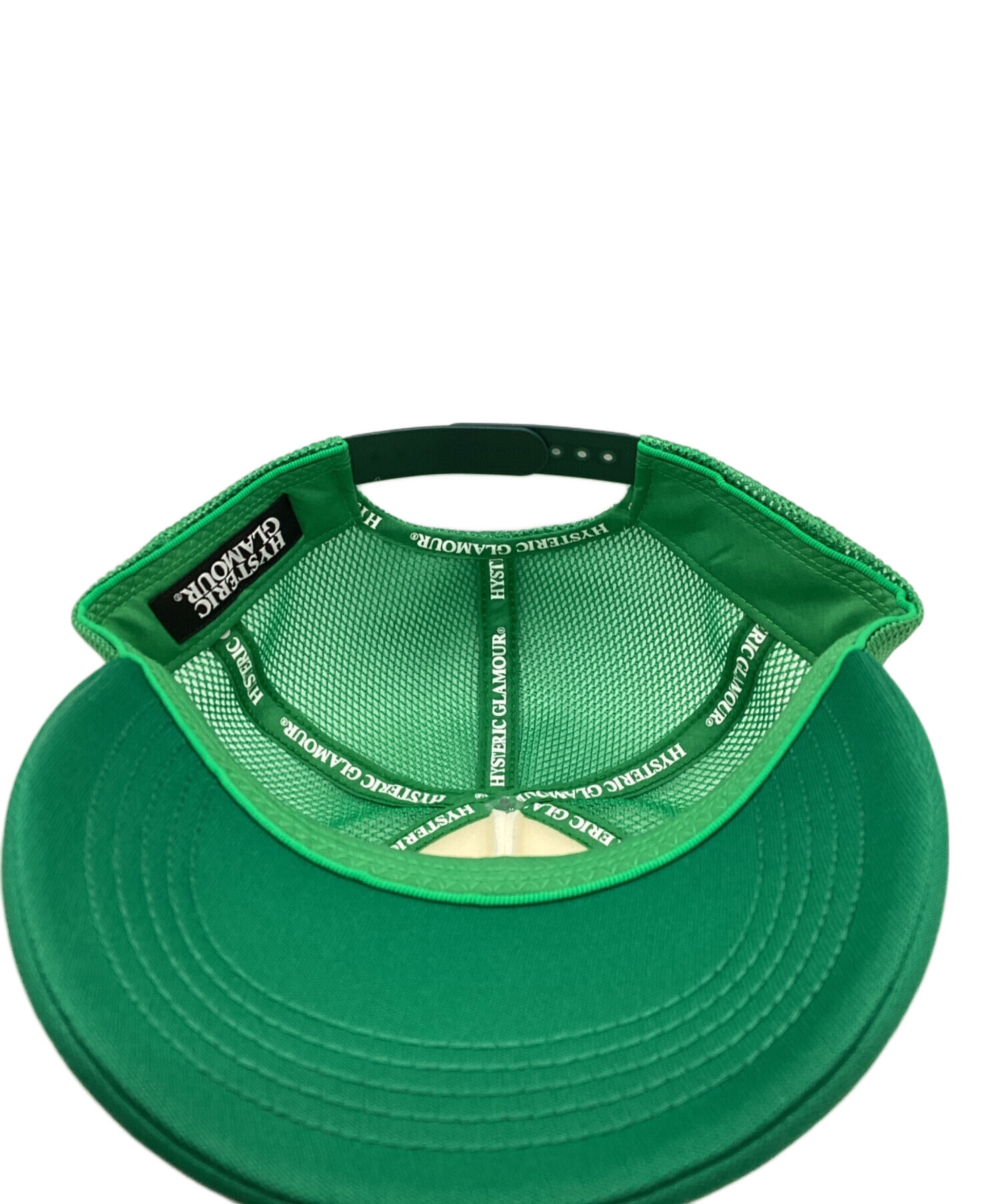 HYSTERIC GLAMOUR メッシュキャップ　緑 中古・古着通販】Hysteric Glamour (ヒステリックグラマー) メッシュ