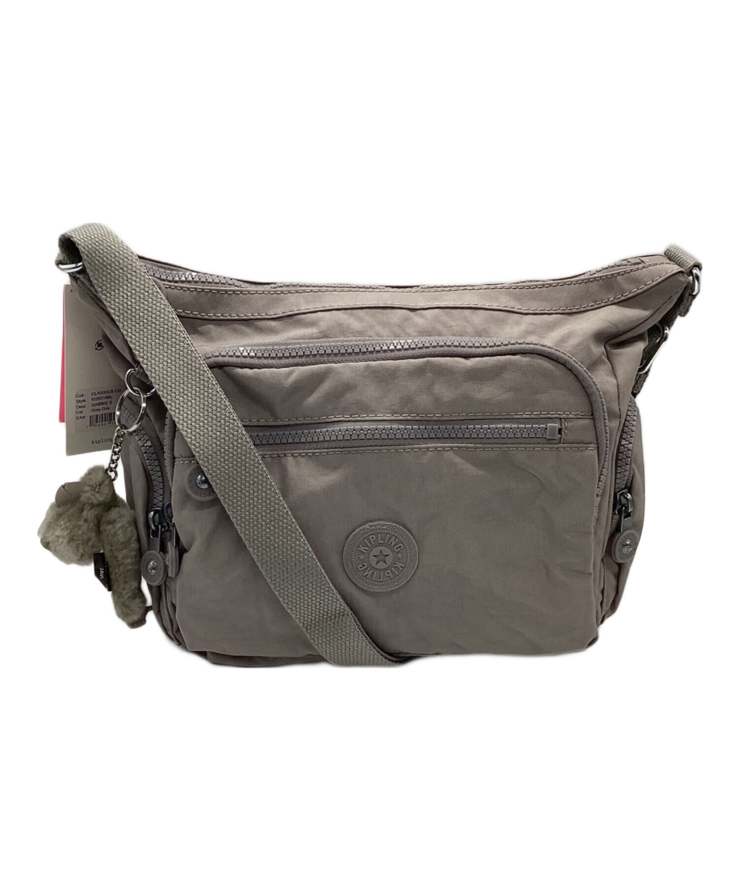 中古・古着通販】Kipling (キプリング) ショルダーバッグ グレー 未 