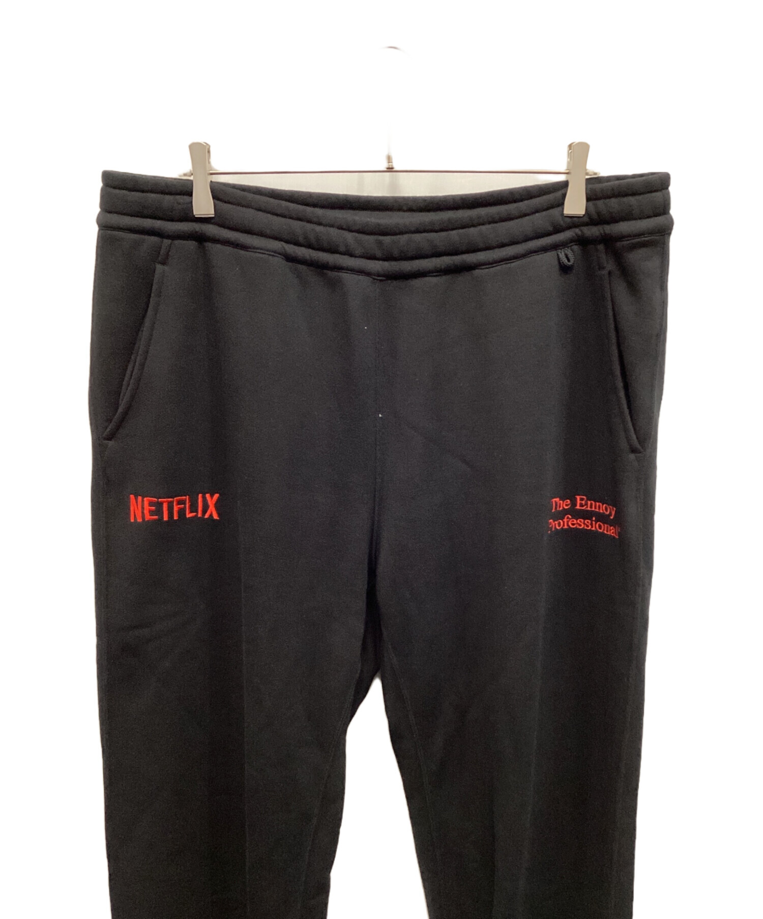 ENNOY NETFLIX スウェットパンツ エンノイ ネットフリックスL美品 中古・古着通販】ENNOY (エンノイ) NETFLIX (ネットフリックス