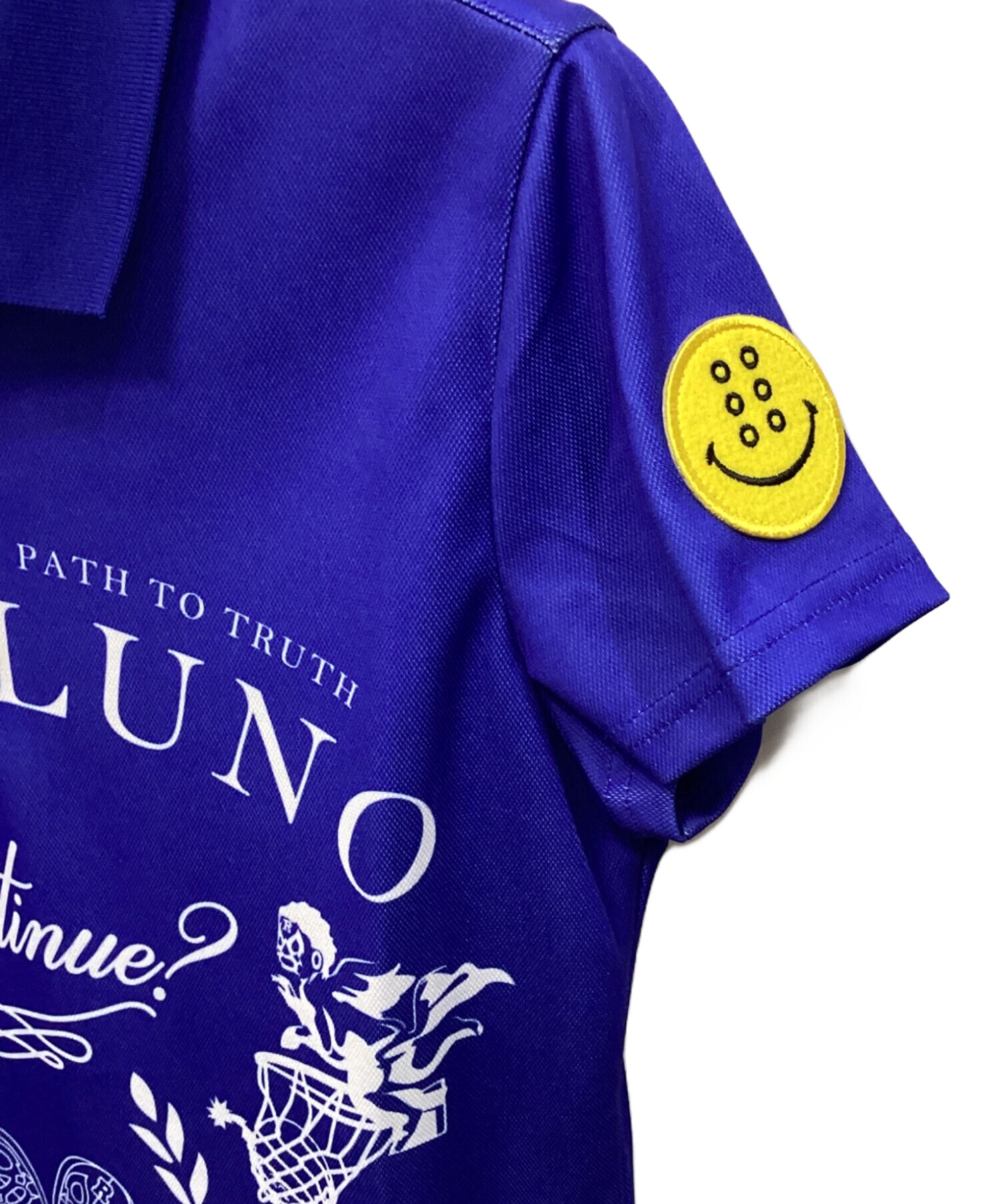 中古・古着通販】RUSSELUNO (ラッセルノ) CONTINUE POLO ブルー 未使用