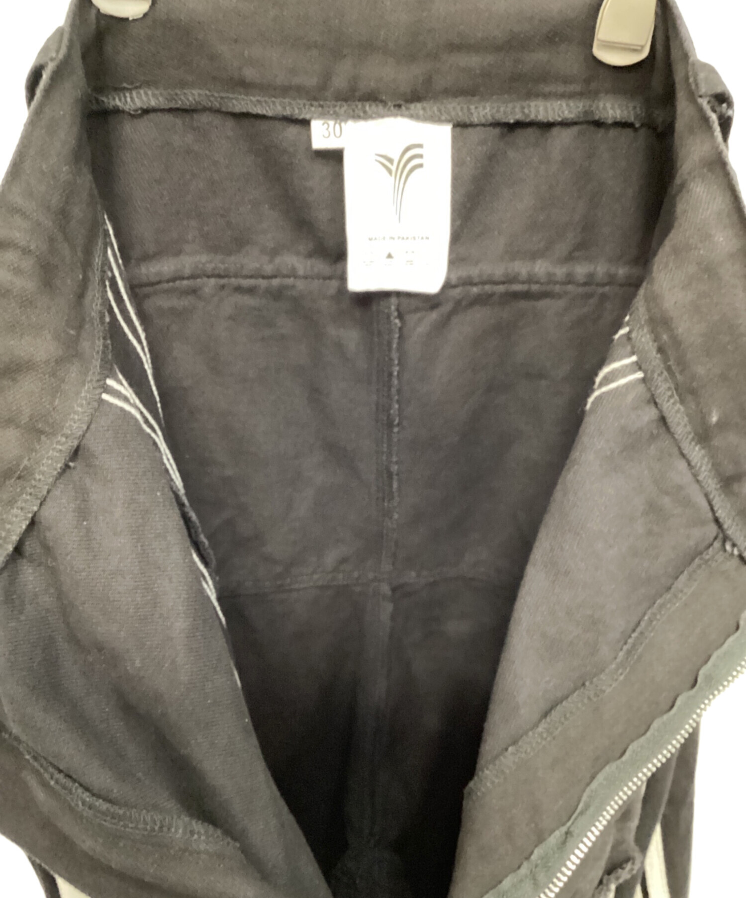 中古・古着通販】yori sport (ヨリ スポーツ) 5stripedenim ブラック