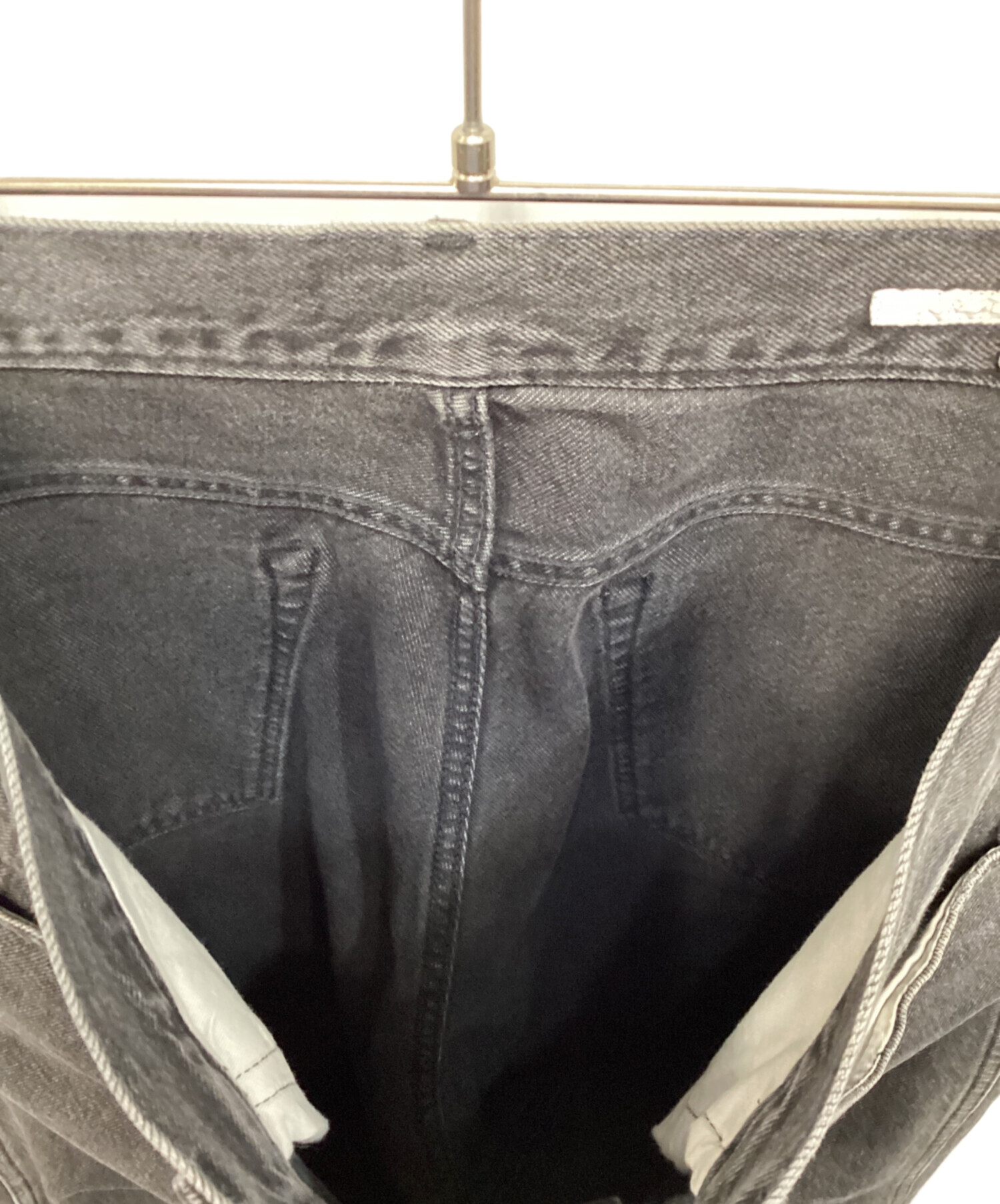 お買得ケース購入 3215コモリ ワイドパンツ ブラックデニム U03-03012 