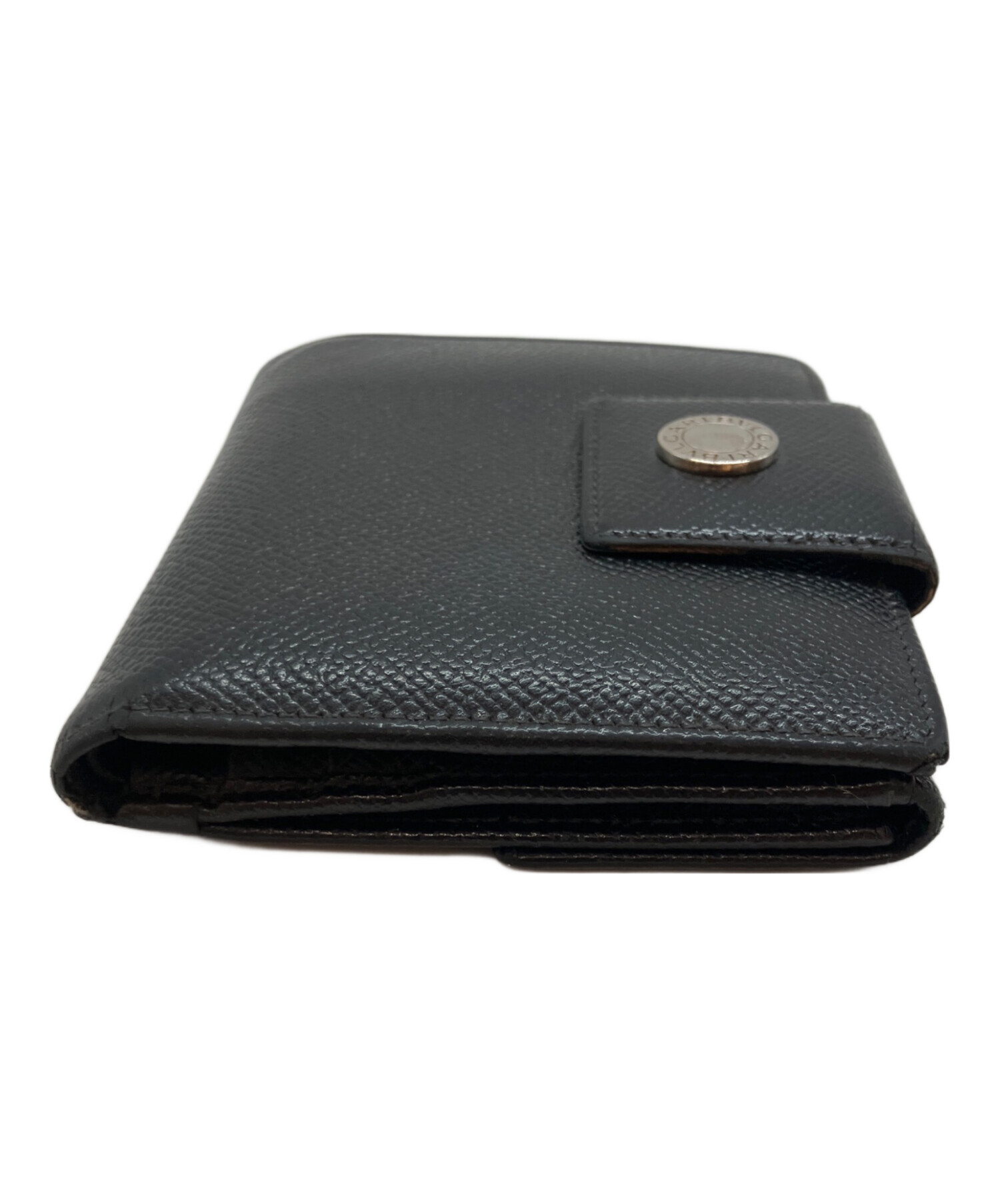 中古・古着通販】BVLGARI (ブルガリ) 2つ折り財布 ブラック｜ブランド