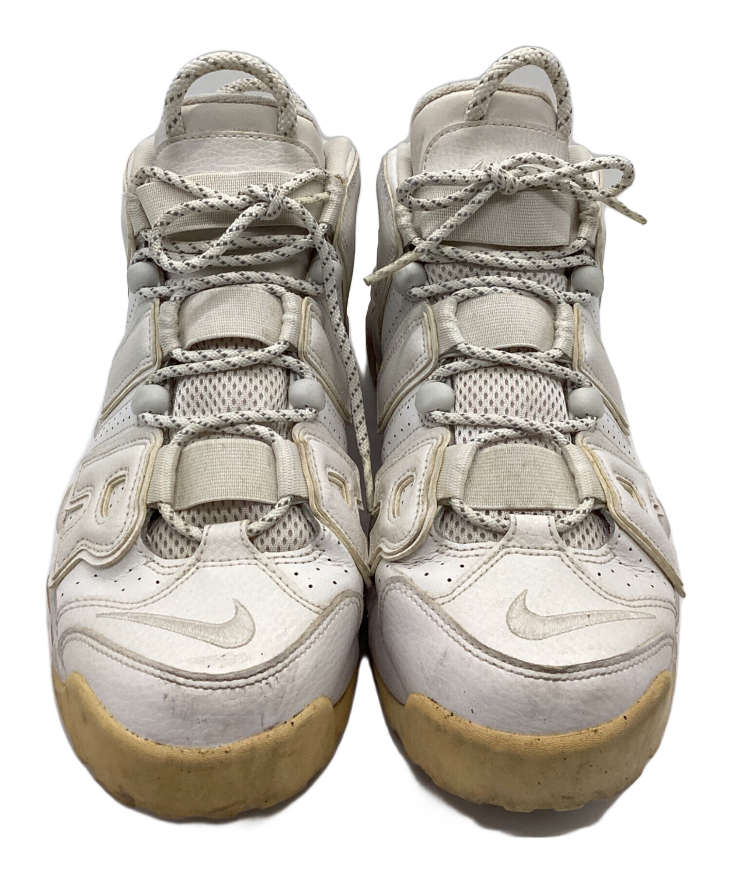 中古・古着通販】NIKE (ナイキ) AIR MORE UPTEMPO 96 ホワイト サイズ 