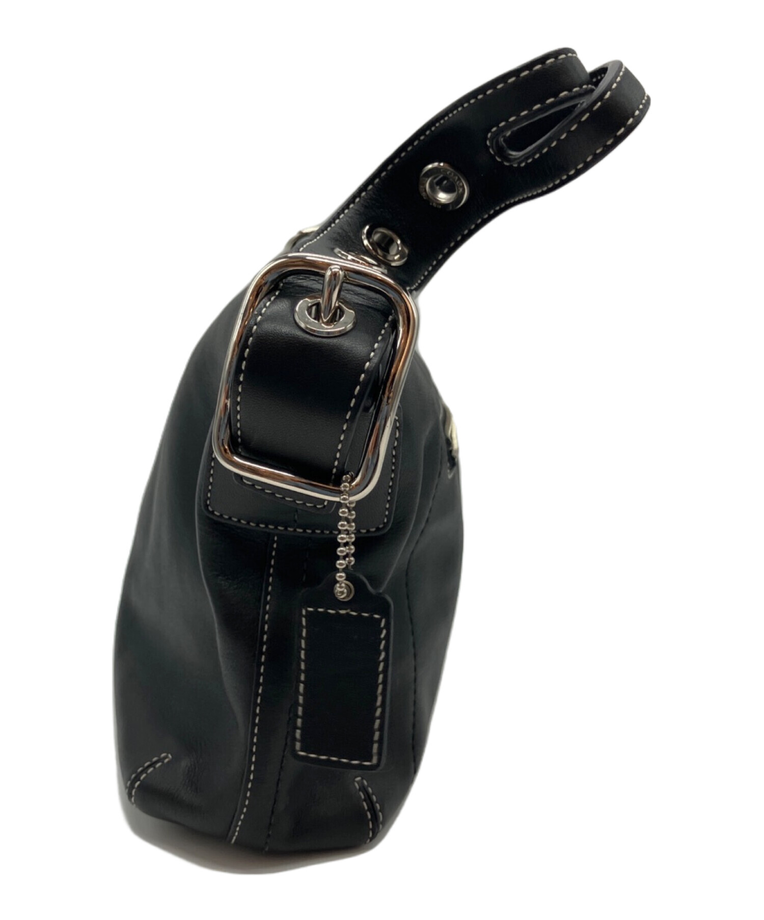 中古・古着通販】COACH (コーチ) ハンドバッグ ブラック｜ブランド