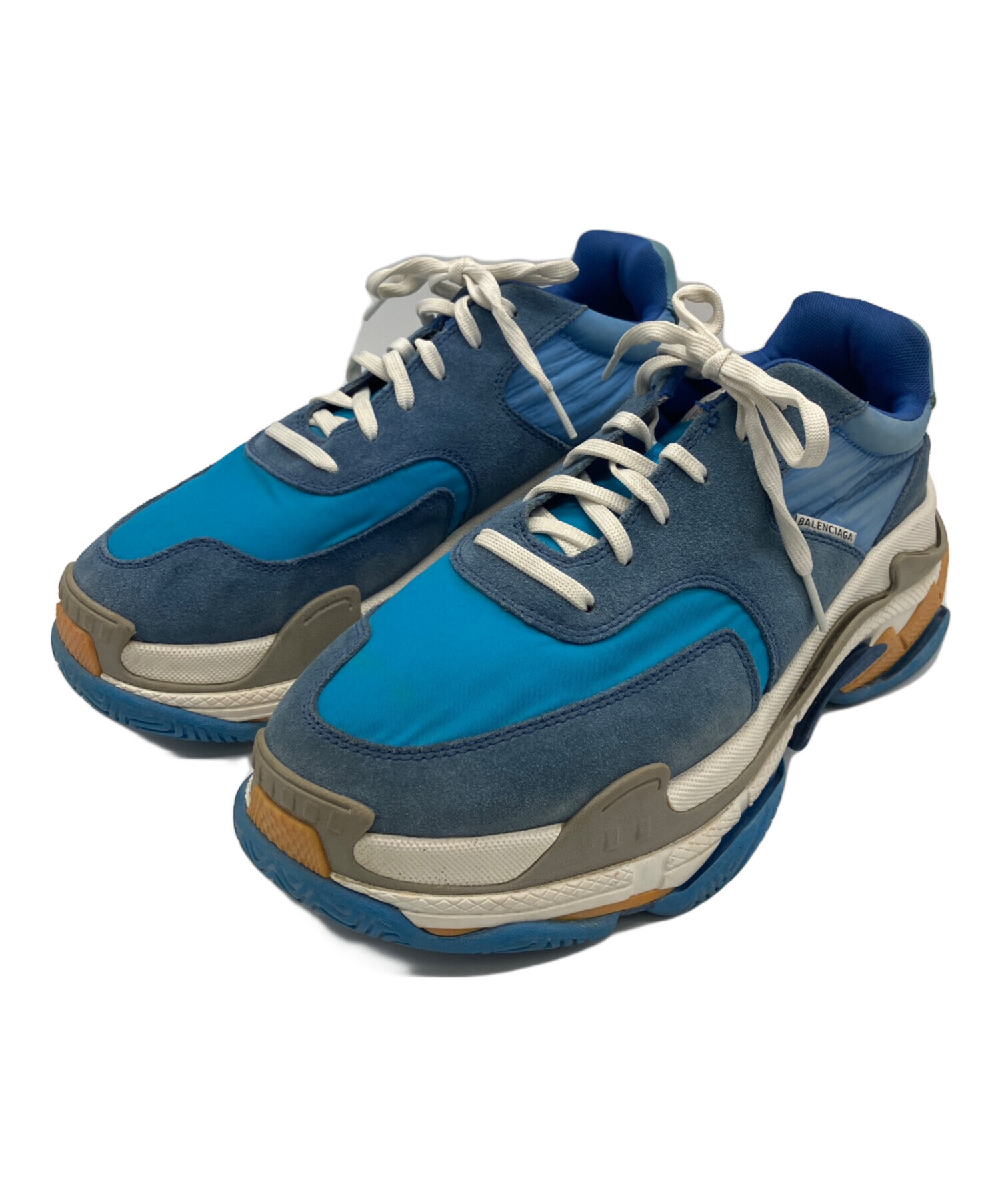 BALENCIAGA 未使用品スニーカー ブルー 37 参考定価162.800円 中古・古着通販】BALENCIAGA (バレンシアガ) スニーカー ブルー サイズ