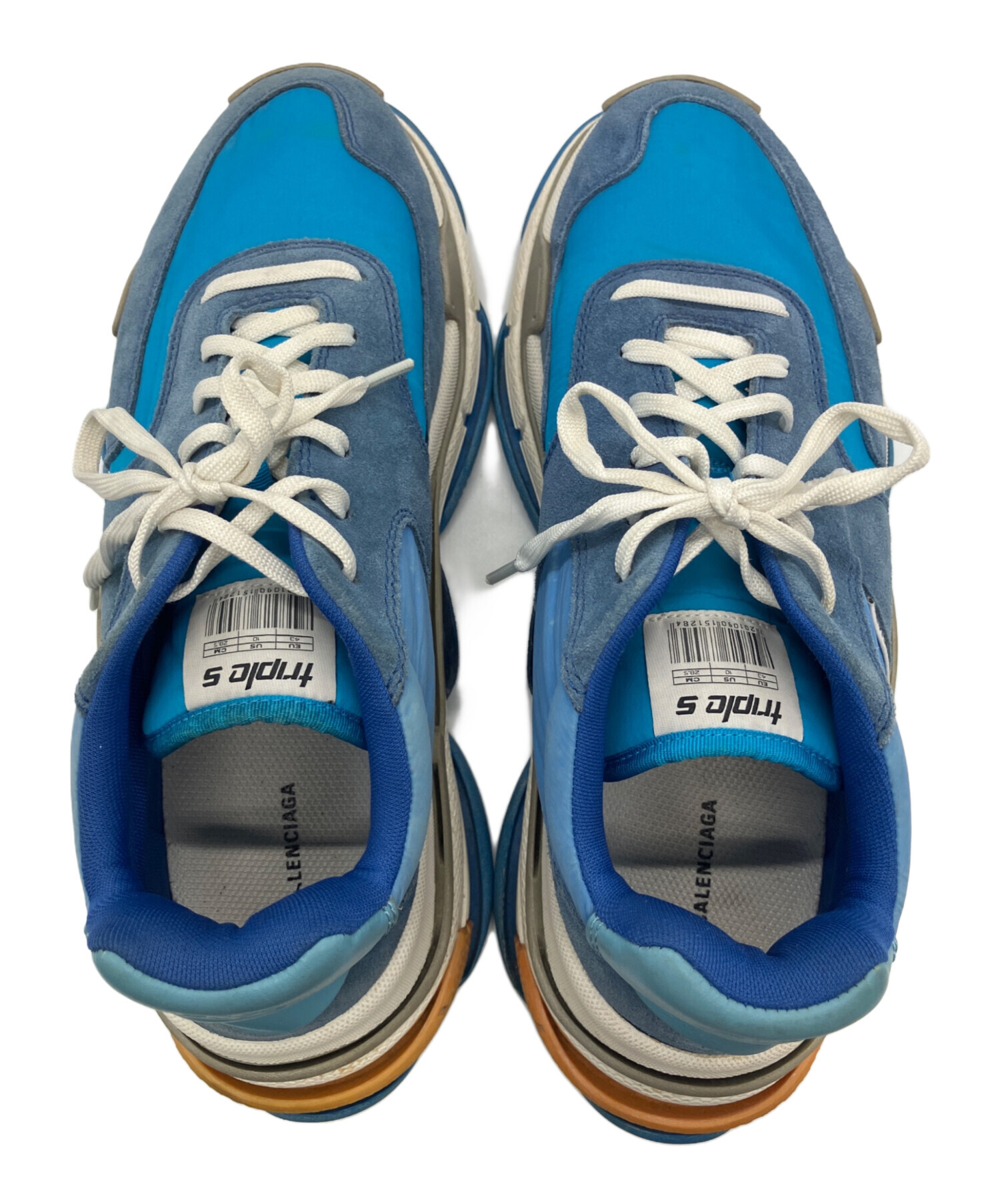 中古・古着通販】BALENCIAGA (バレンシアガ) スニーカー ブルー サイズ 
