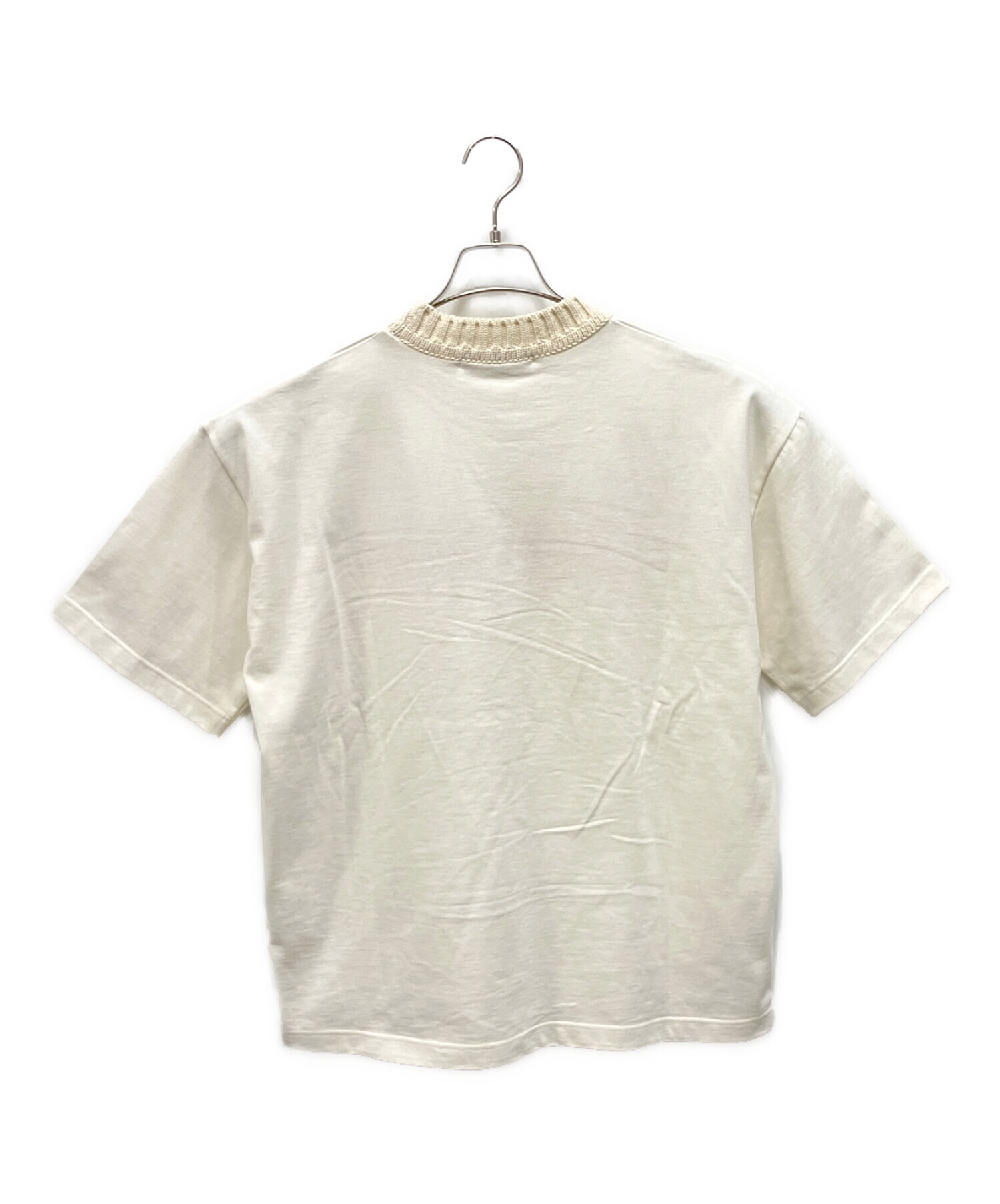 LOUIS VUITTON ★ロゴエンブロイダリーニットモックネックTシャツ 中古・古着通販】LOUIS VUITTON (ルイ ヴィトン) ロゴエンブロイダリー