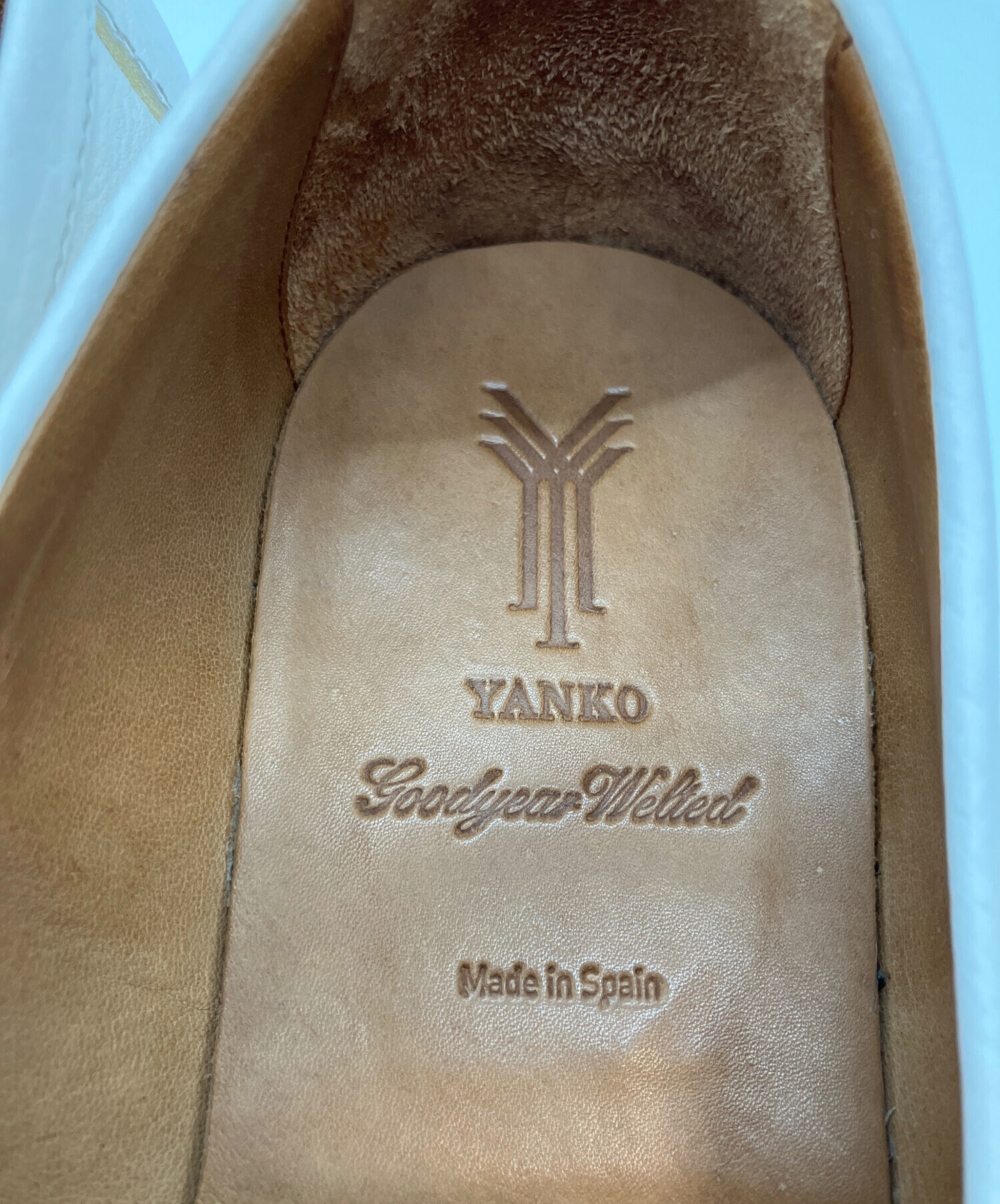 中古・古着通販】YANKO (ヤンコ) タッセルローファー ホワイト サイズ 