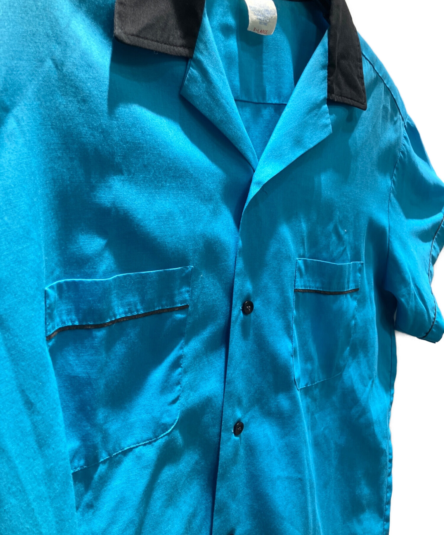中古・古着通販】Hilton (ヒルトン) ボーリングシャツ ブルー サイズ