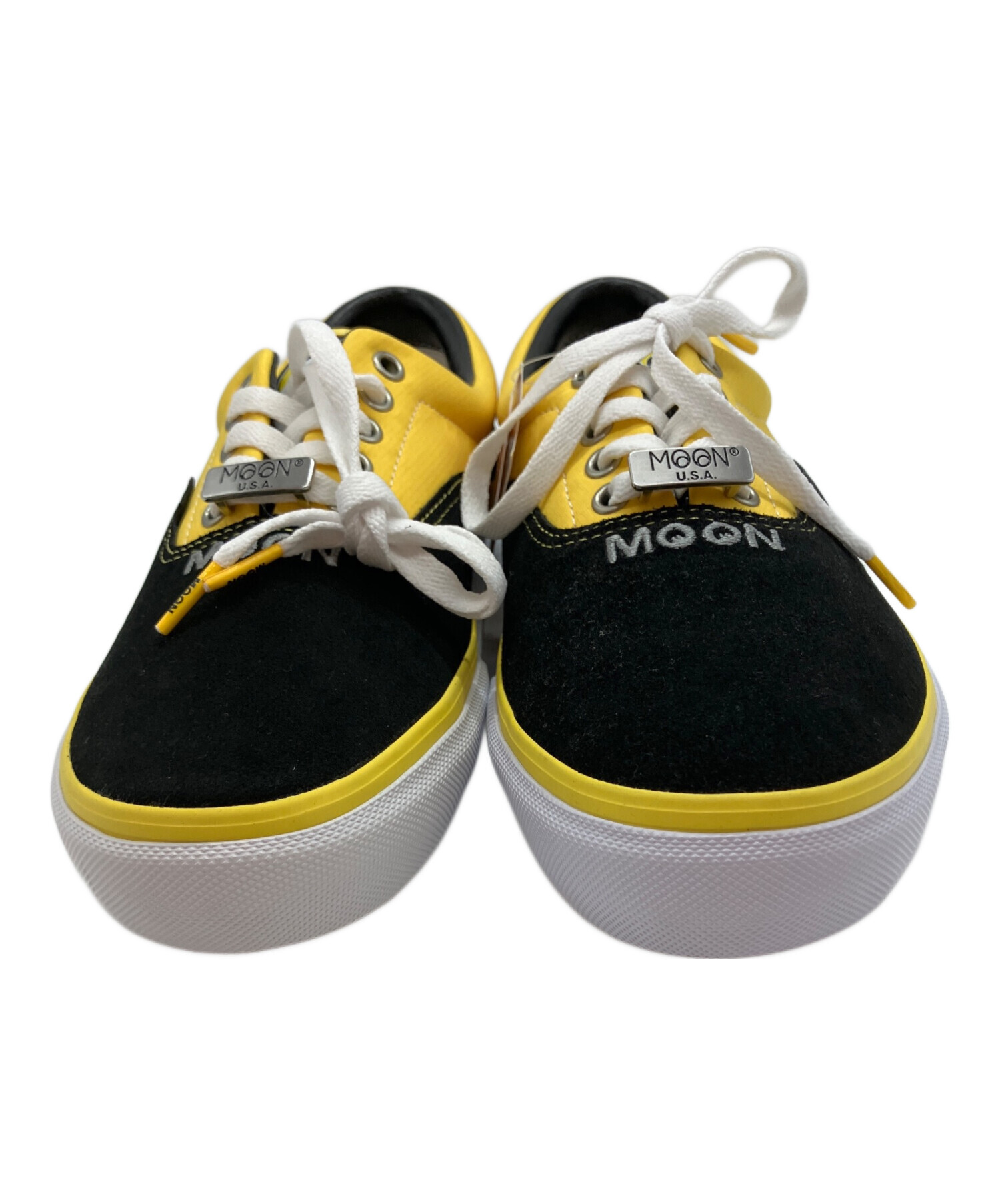 n*…様 VANS MOONEYES スニーカー ブラック/イエロー ミニカー付 中古・古着通販】VANS (ヴァンズ) MOONEYES (ムーンアイズ) HOTROD