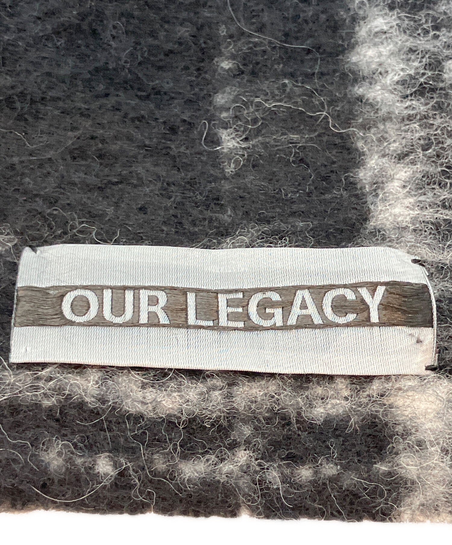 中古・古着通販】OUR LEGACY (アワーレガシー) マフラー ブラック