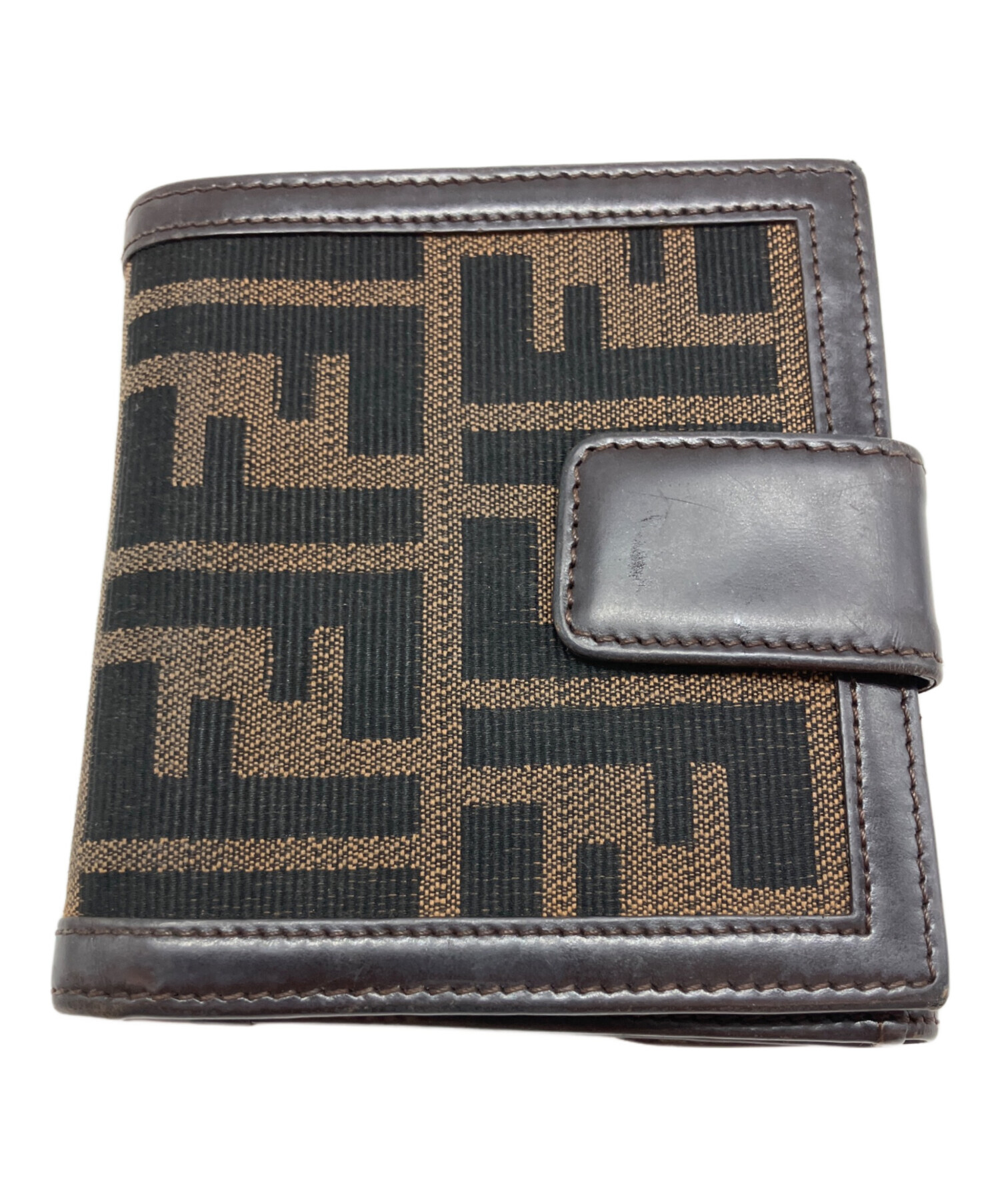 中古・古着通販】FENDI (フェンディ) ズッカ Wホック 2つ折り財布 2289 