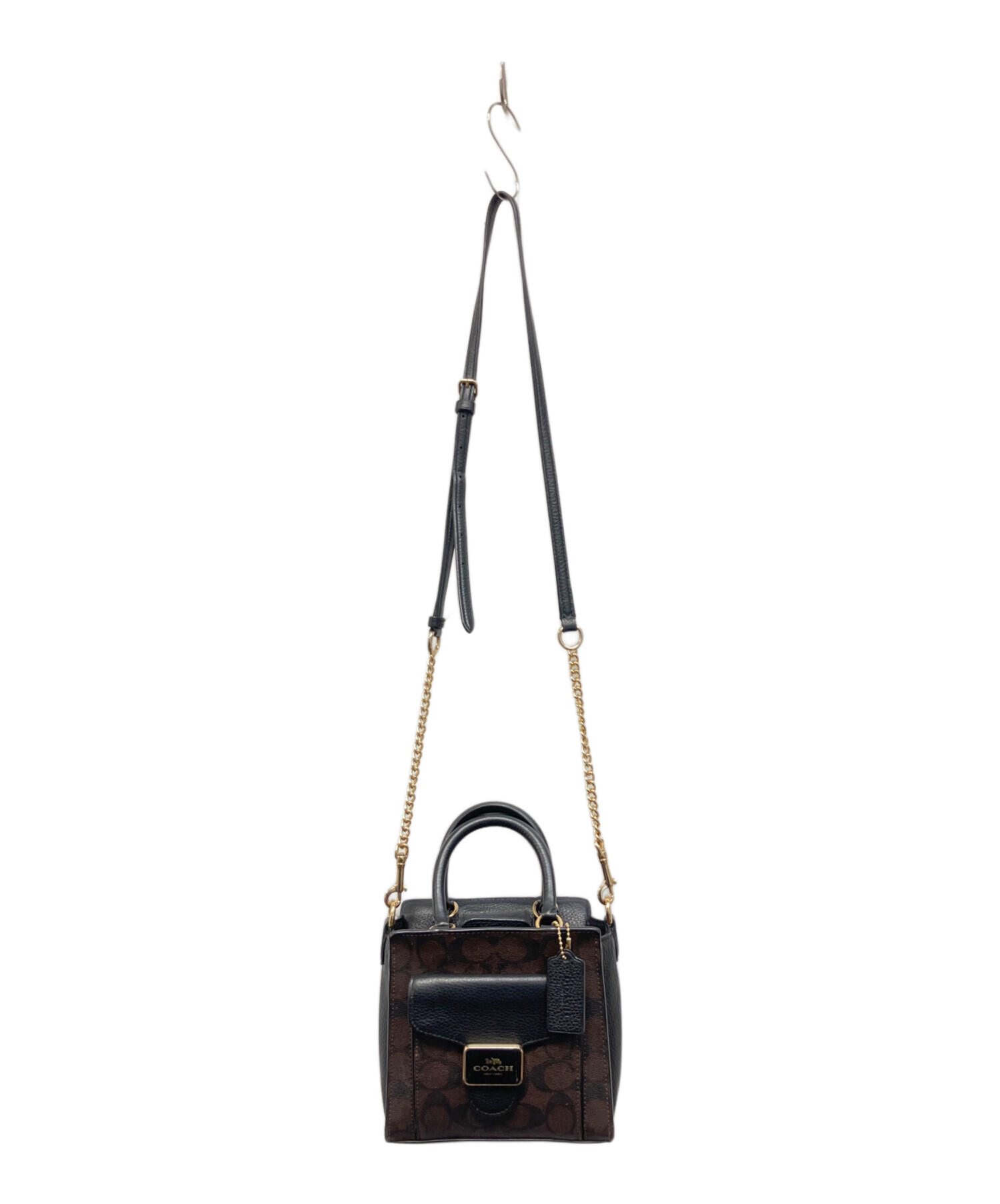 中古・古着通販】COACH (コーチ) 2WAYショルダーバッグ ブラウン 