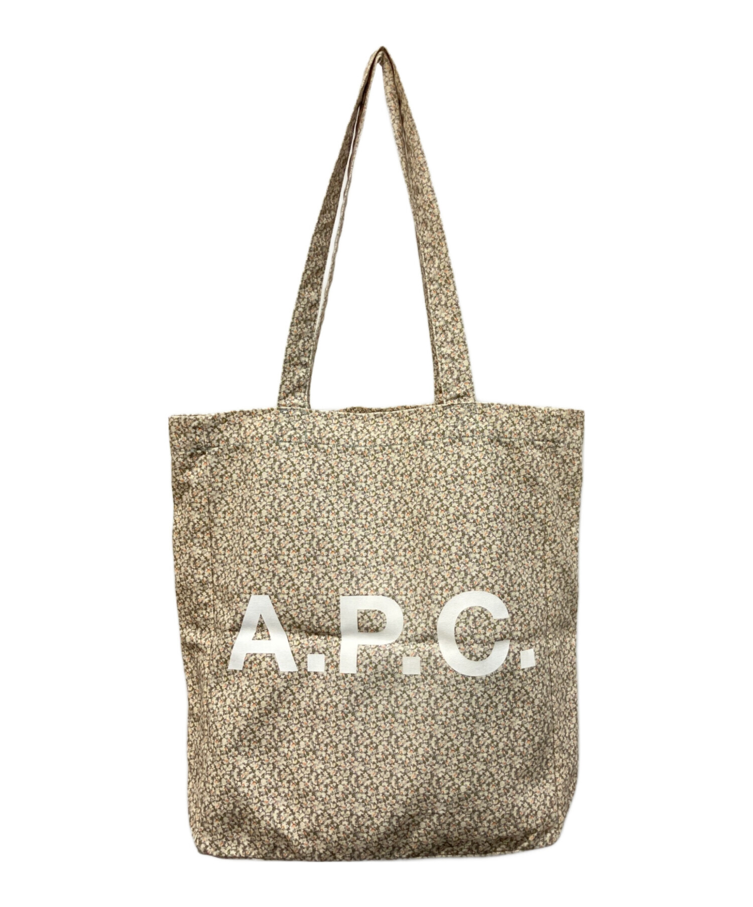 APC トートバッグ ヴィンテージ 90年代 カーキ アーペーセー リネン 麻 中古・古着通販】A.P.C. (アーペーセー) トートバッグ マルチカラー
