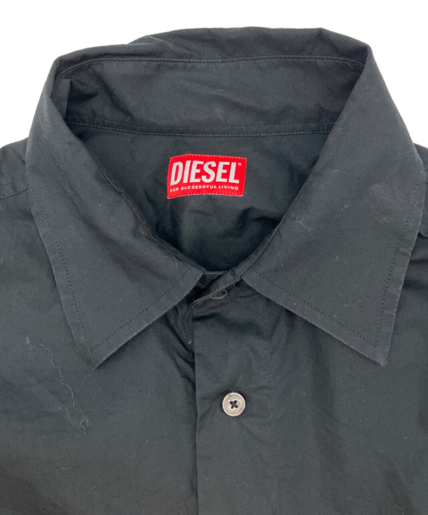 DIESEL ディーゼル カジュアルシャツ M 黒 【古着】【中古】【送料無料】 DIESEL - ディーゼル DIESEL シャツの通販 by KOMEHYO ONLINE ラクマ店