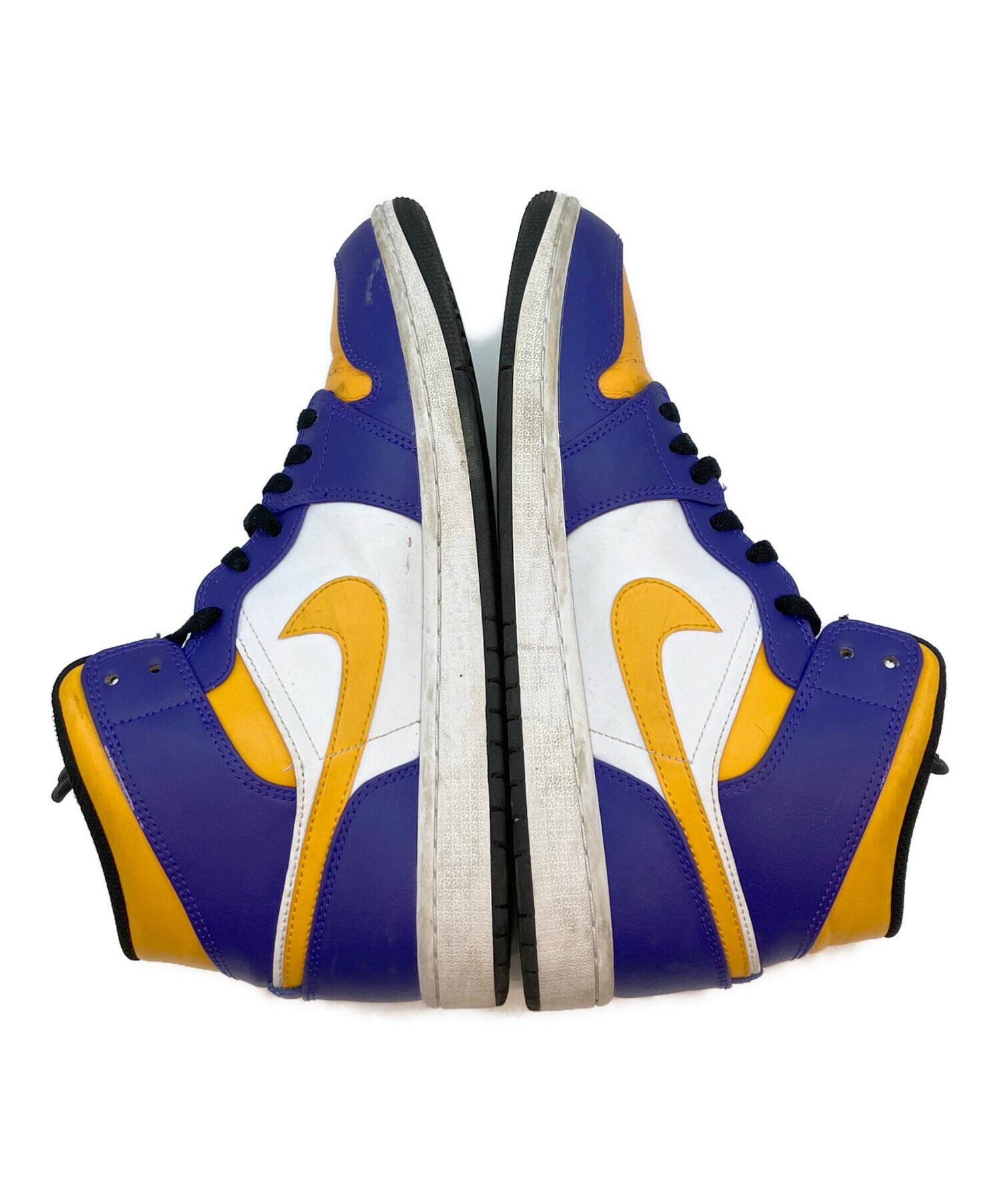 中古・古着通販】NIKE (ナイキ) ハイカットスニーカー パープル サイズ 