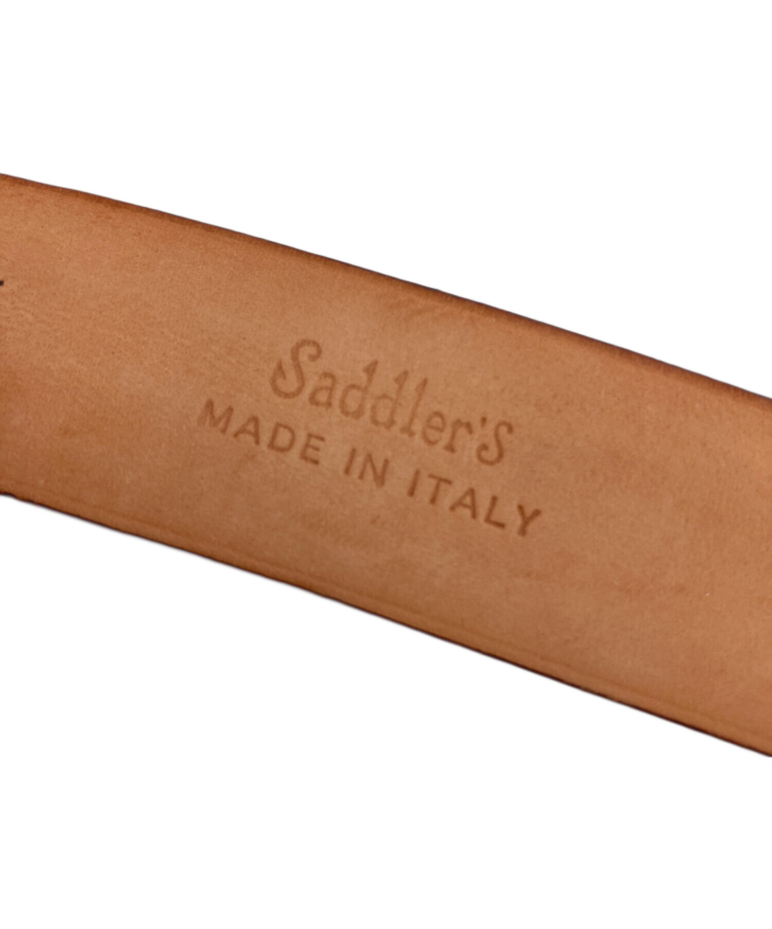 SADDLER'S サドラーズ ベルト - 緑xベージュx黒系 【古着】【中古】 Saddler's（サドラーズ） ベルト スエードレザー メッシュベルト
