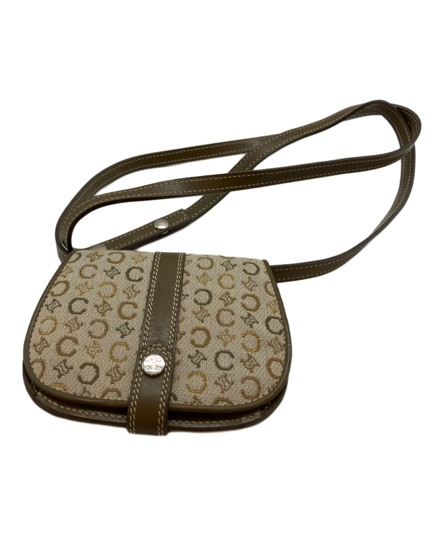 中古・古着通販】CELINE (セリーヌ) ショルダーウォレット ベージュ 