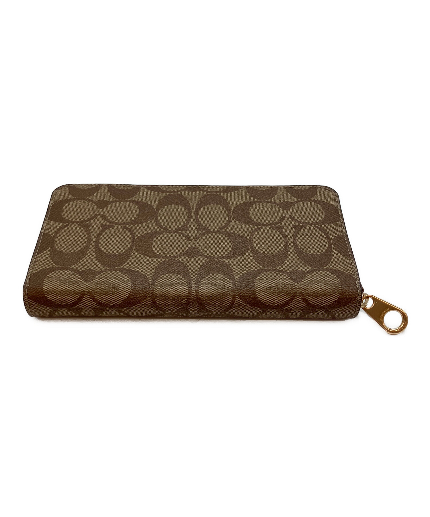 COACH コーチ/シグネチャー三つ折り財布/ブラウン/7731/G23**/Aランク/76【中古】 コーチ COACH アウトレット 三つ折り財布 シグネチャー ミニ財布