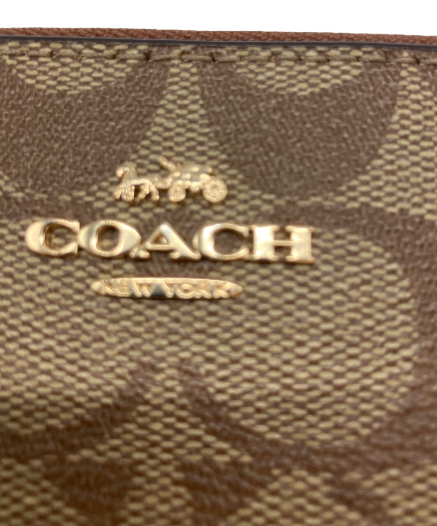 COACH コーチ/シグネチャー三つ折り財布/ブラウン/7731/G23**/Aランク/76【中古】 ジャンク品】COACH コーチ シグネチャー 三つ折り財布 ブラウン｜Yahoo