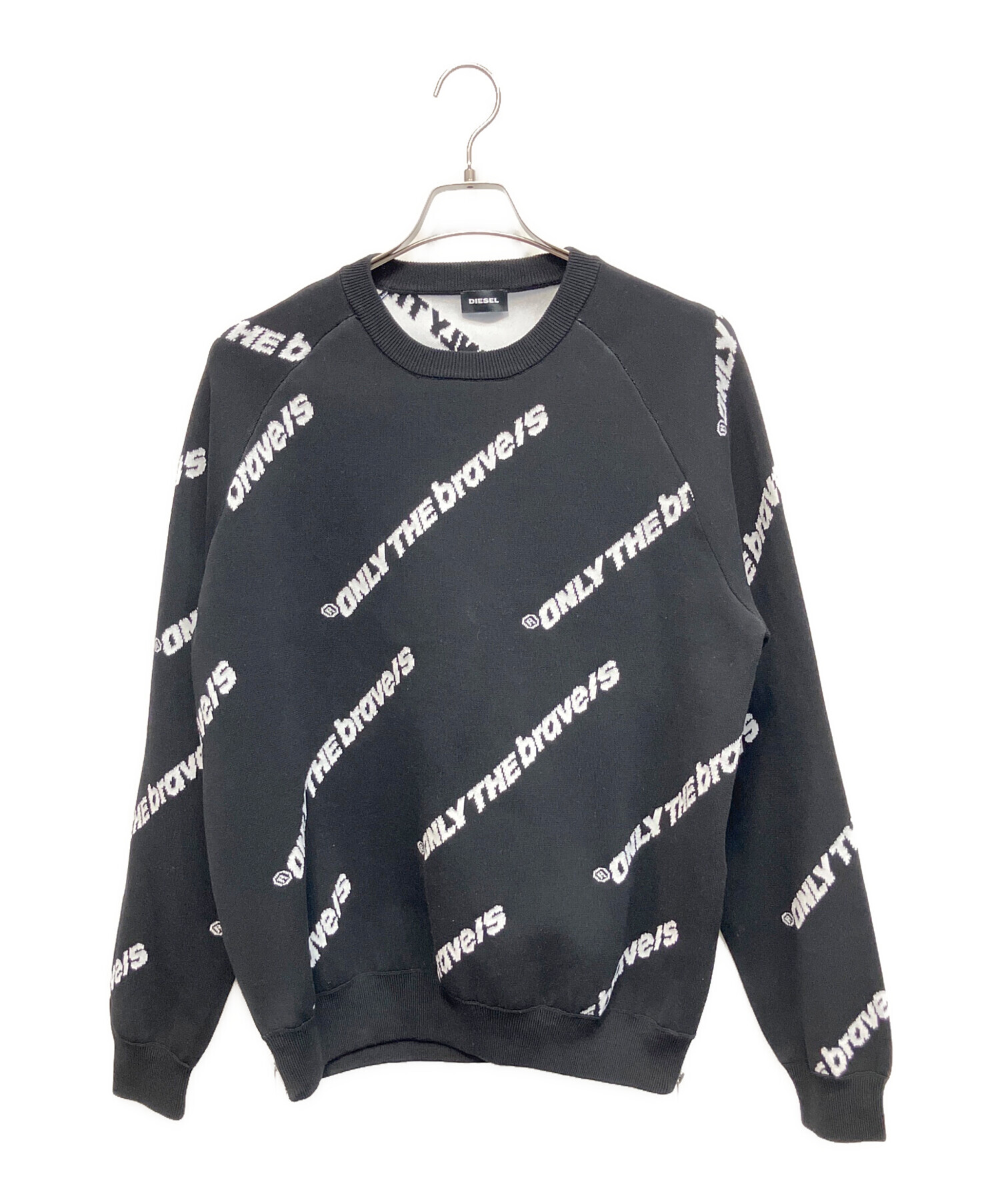 中古・古着通販】DIESEL (ディーゼル) セーター ブラック サイズ:L
