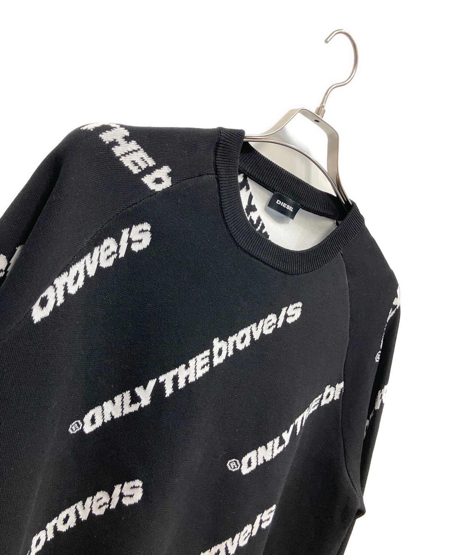 中古・古着通販】DIESEL (ディーゼル) セーター ブラック サイズ:L
