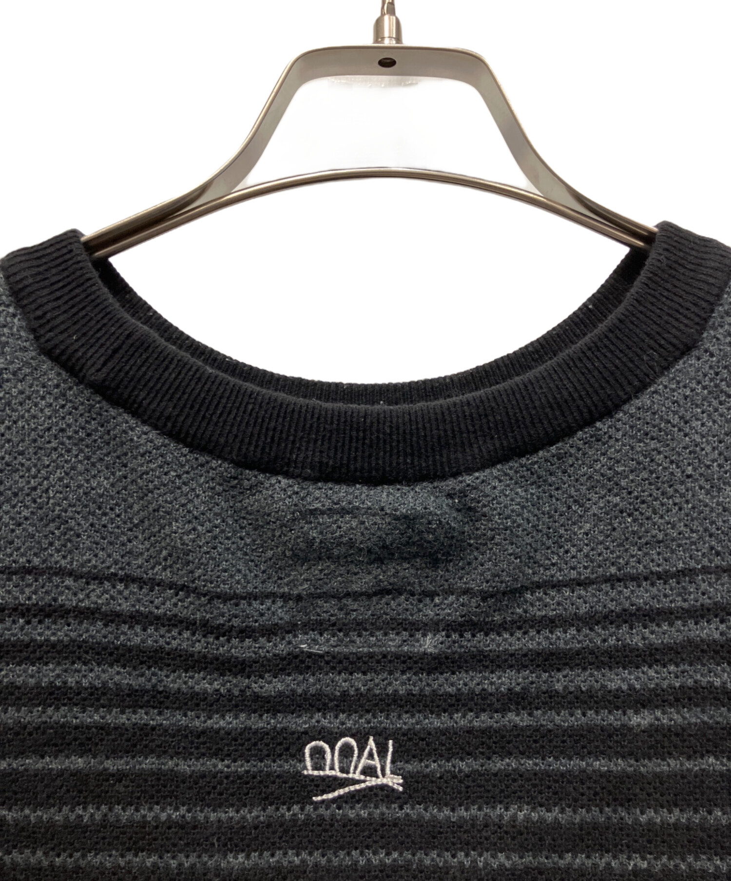 中古・古着通販】nanamica (ナナミカ) 薄手ニット ブラック サイズ:M