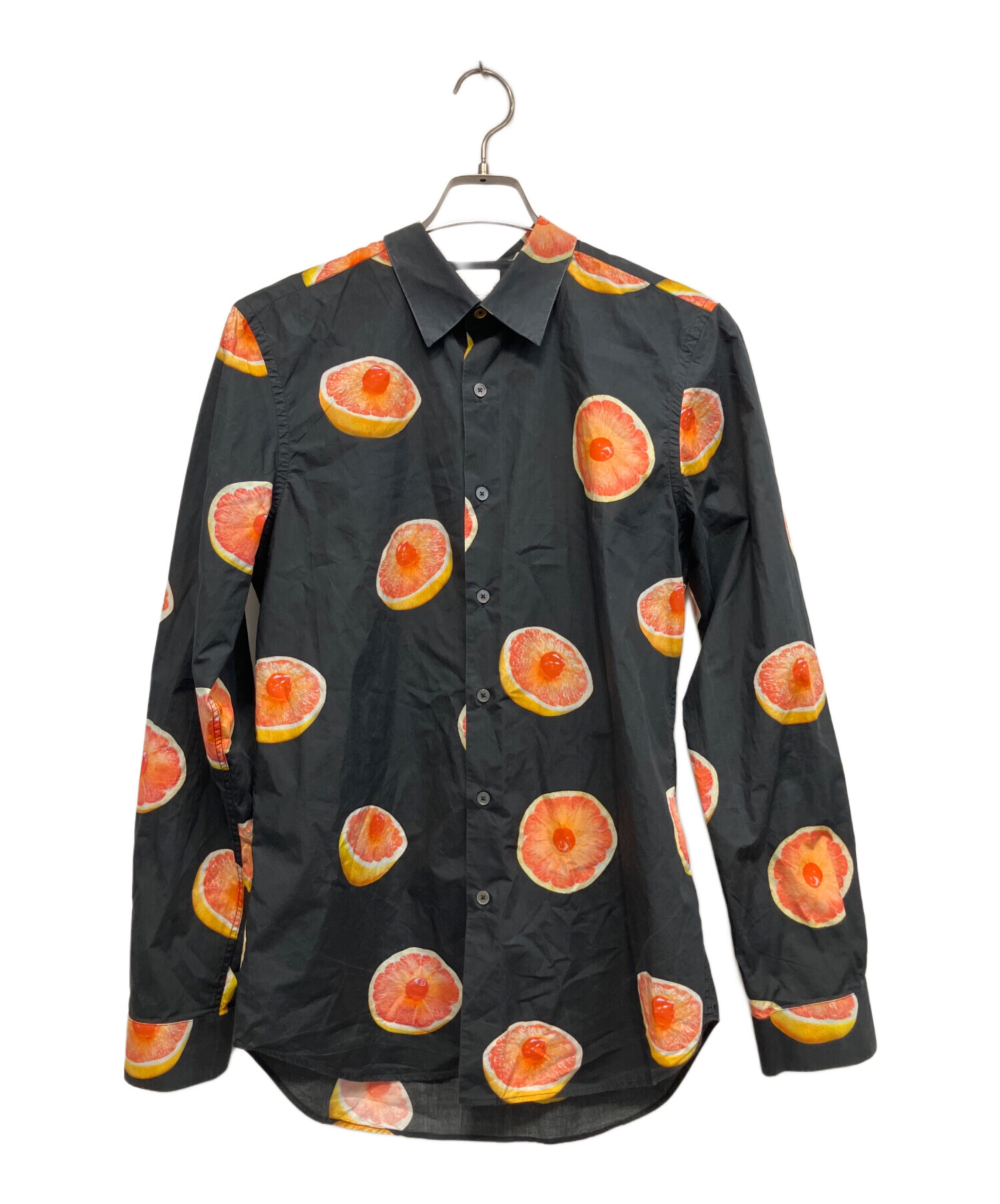 中古・古着通販】PAUL SMITH (ポールスミス) 長袖シャツ ブラック