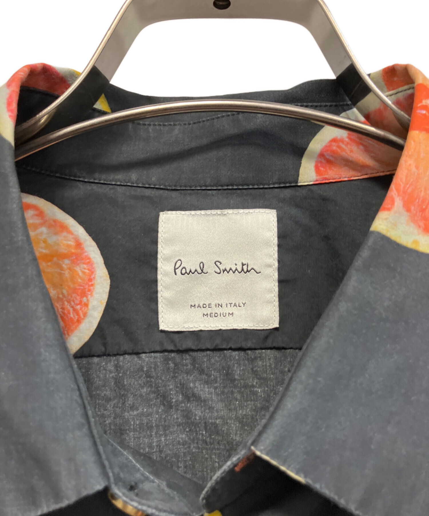 中古・古着通販】PAUL SMITH (ポールスミス) 長袖シャツ ブラック