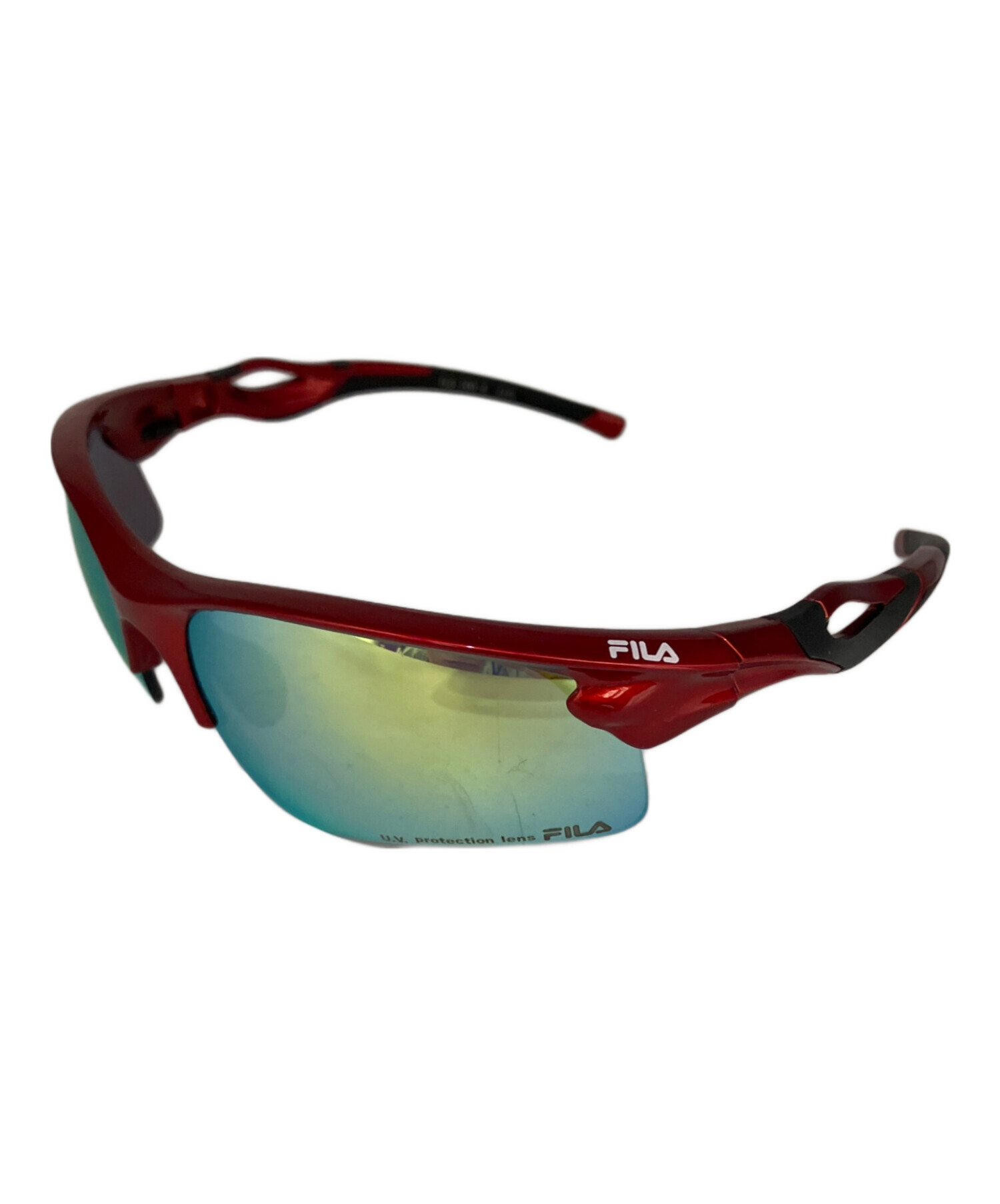 中古・古着通販】FILA (フィラ) スポーツ サングラス レッド｜ブランド