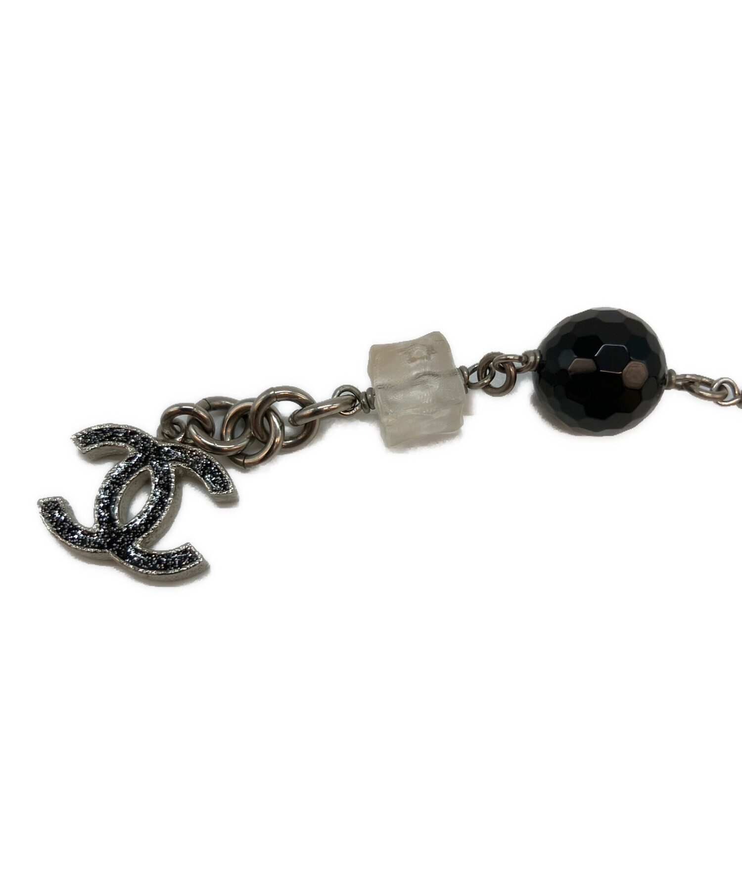 中古・古着通販】CHANEL (シャネル) ココマークブレスレット シルバー 