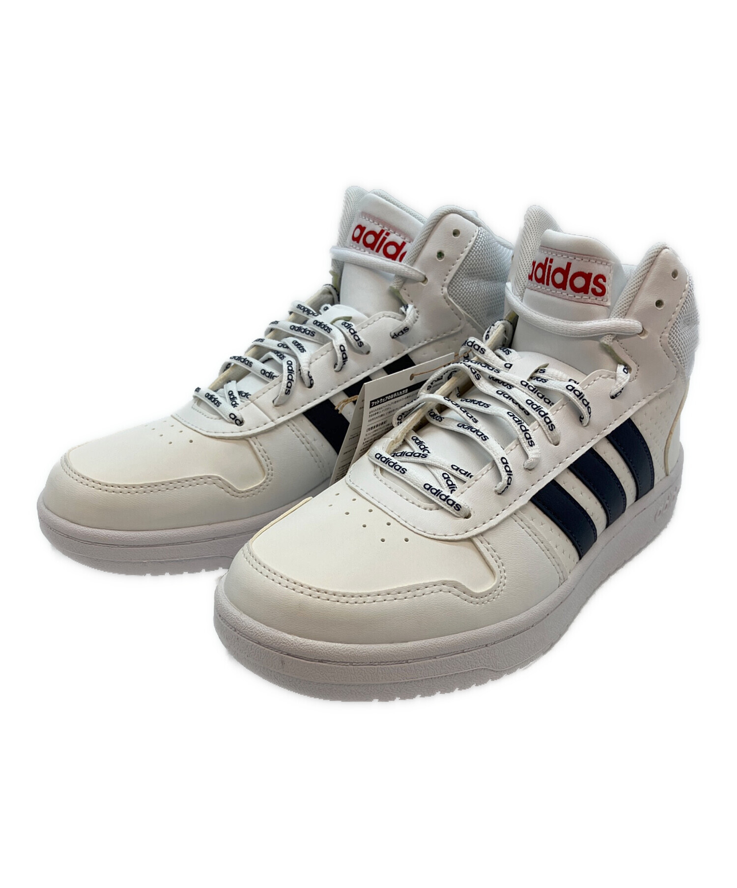 中古・古着通販】adidas (アディダス) ハイカットスニーカー ホワイト 