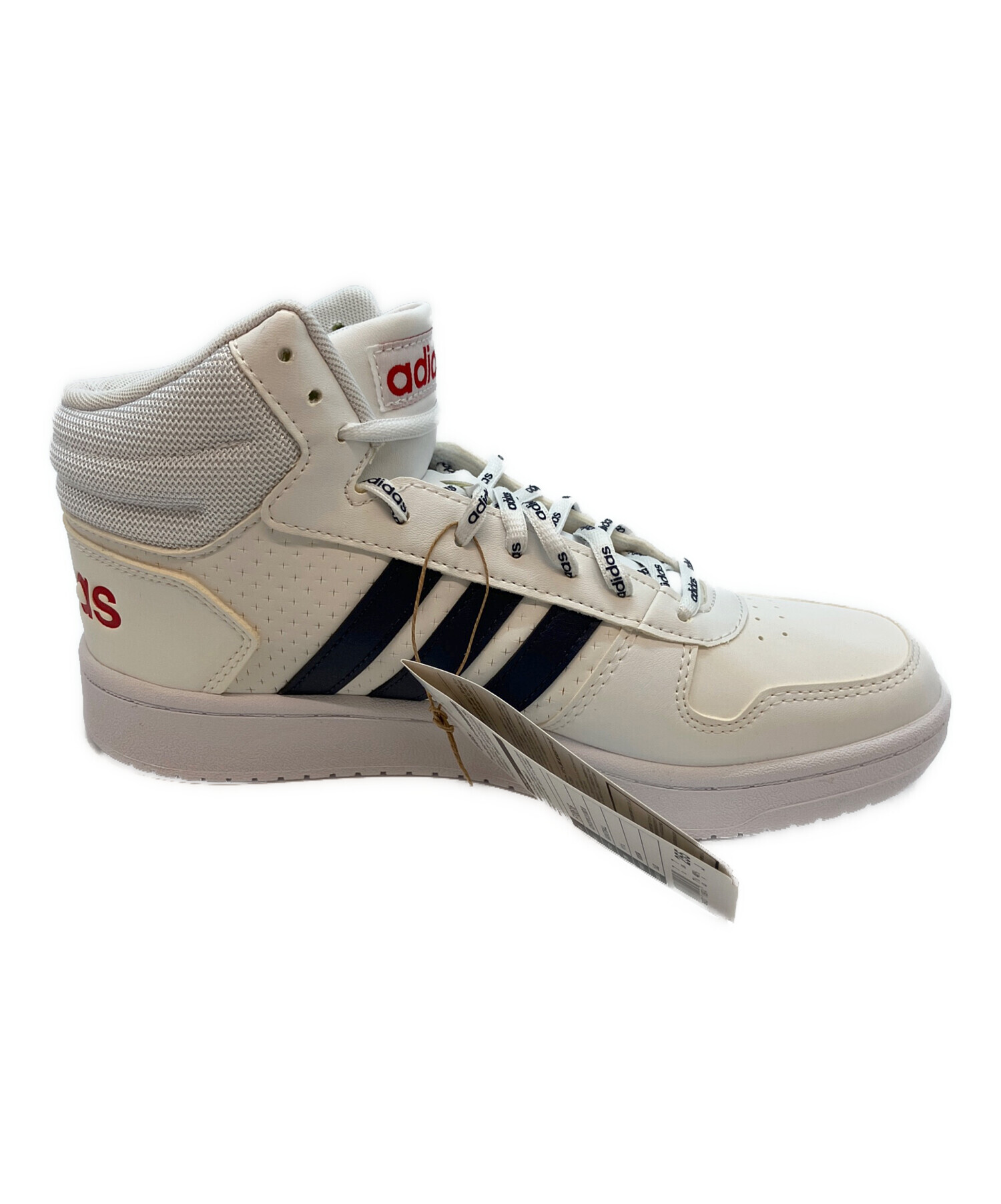 中古・古着通販】adidas (アディダス) ハイカットスニーカー ホワイト 