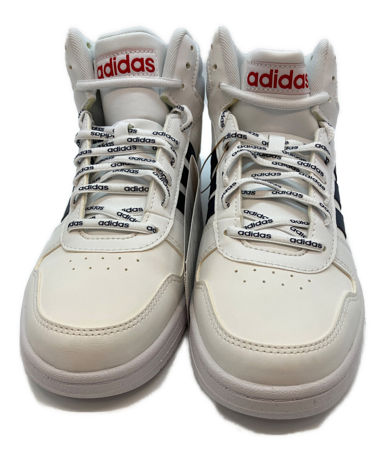 中古・古着通販】adidas (アディダス) ハイカットスニーカー ホワイト 