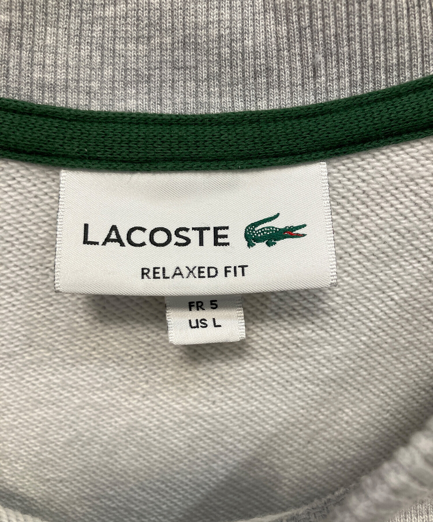 中古・古着通販】LACOSTE (ラコステ) ヘリテージワッペンクルーネック 